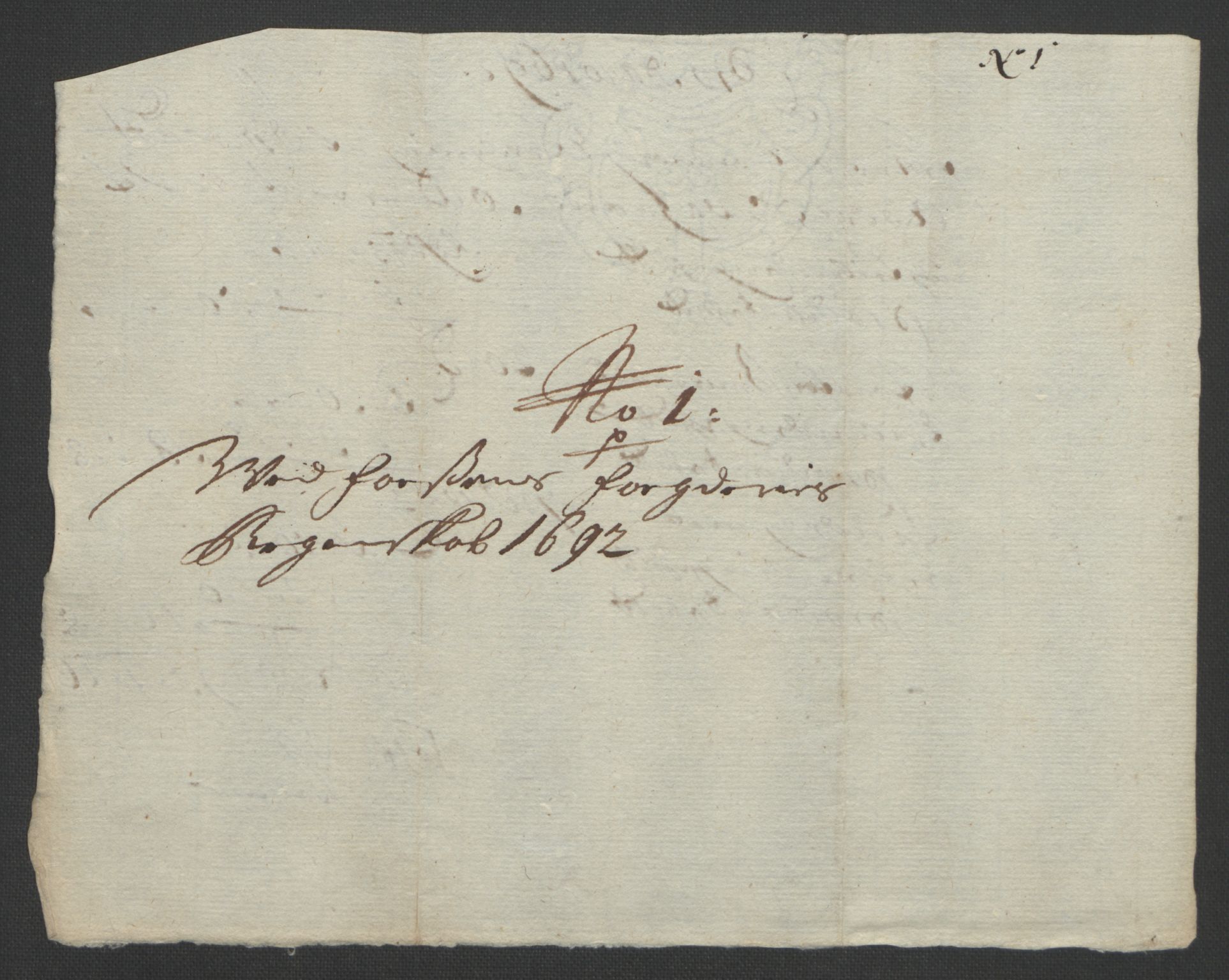 Rentekammeret inntil 1814, Reviderte regnskaper, Fogderegnskap, RA/EA-4092/R57/L3849: Fogderegnskap Fosen, 1692-1693, p. 255