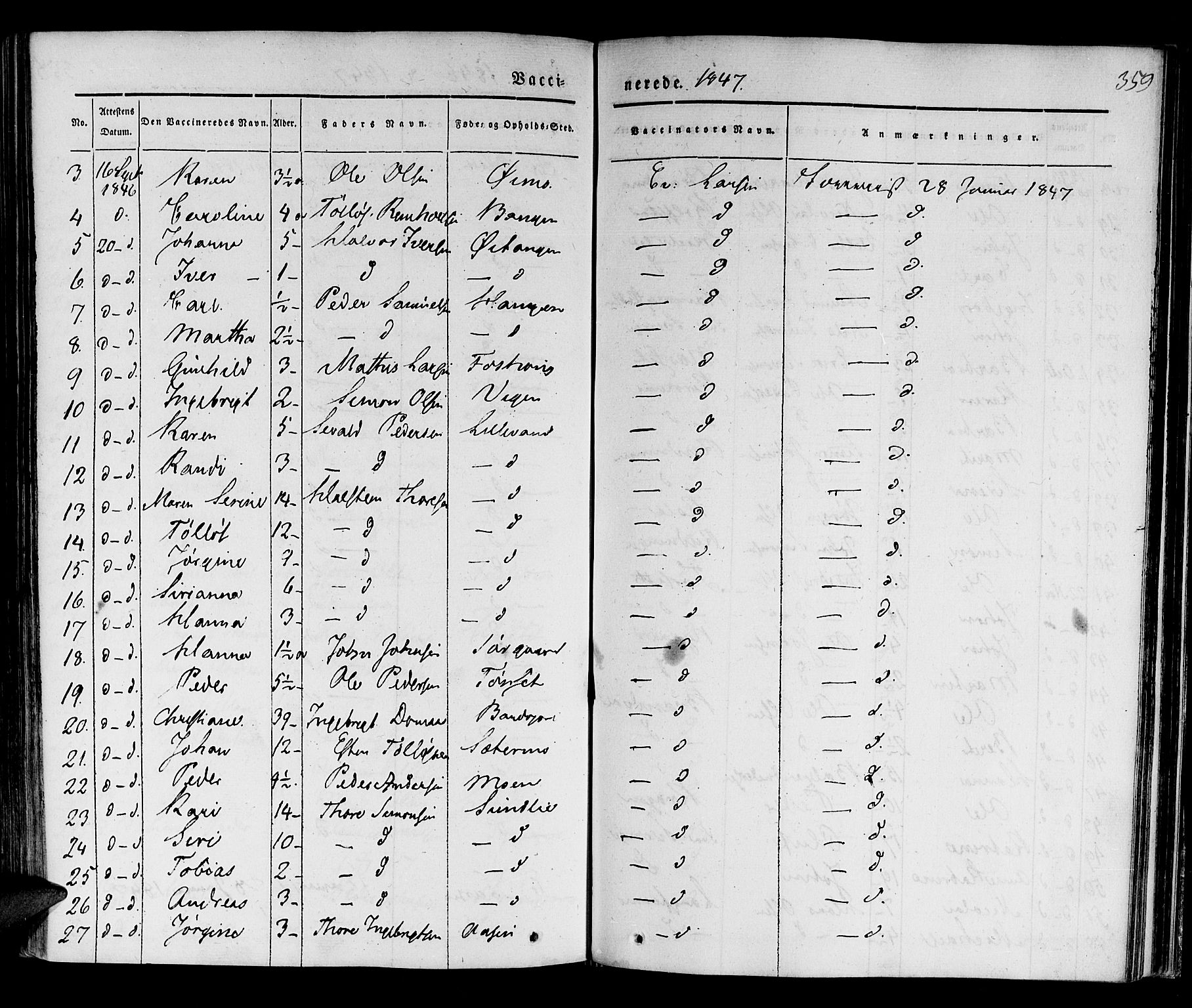 Ibestad sokneprestembete, SATØ/S-0077/H/Ha/Haa/L0006kirke: Parish register (official) no. 6, 1837-1850, p. 359