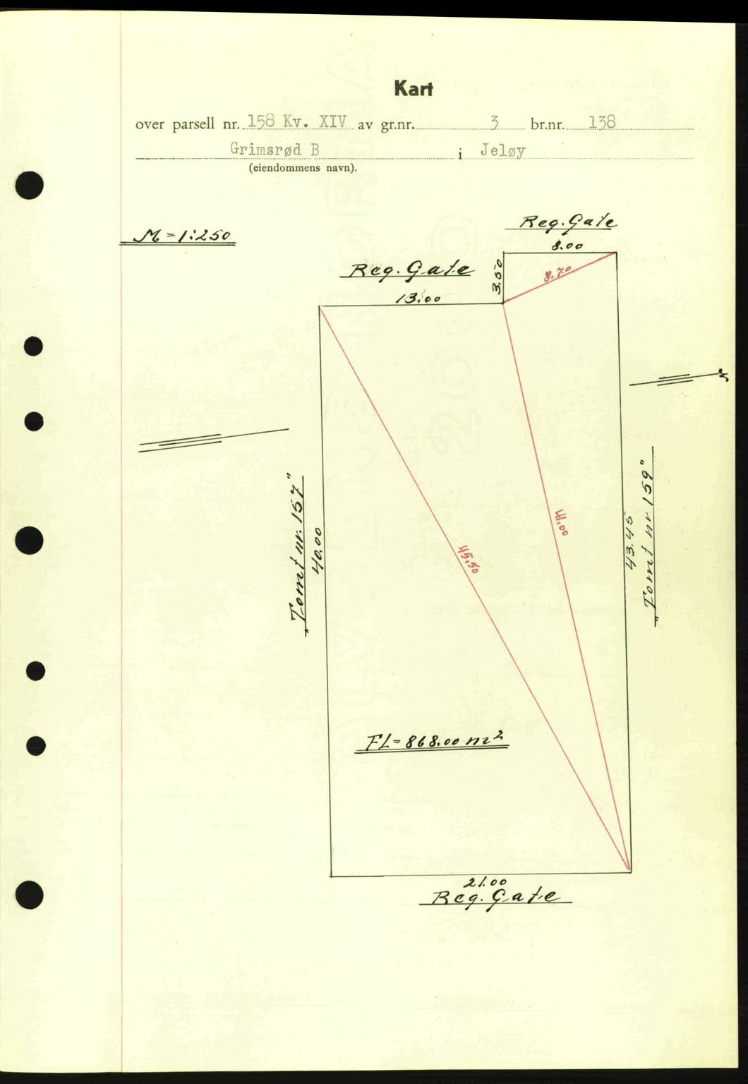 Moss sorenskriveri, SAO/A-10168: Mortgage book no. A9, 1941-1942, Diary no: : 2509/1941