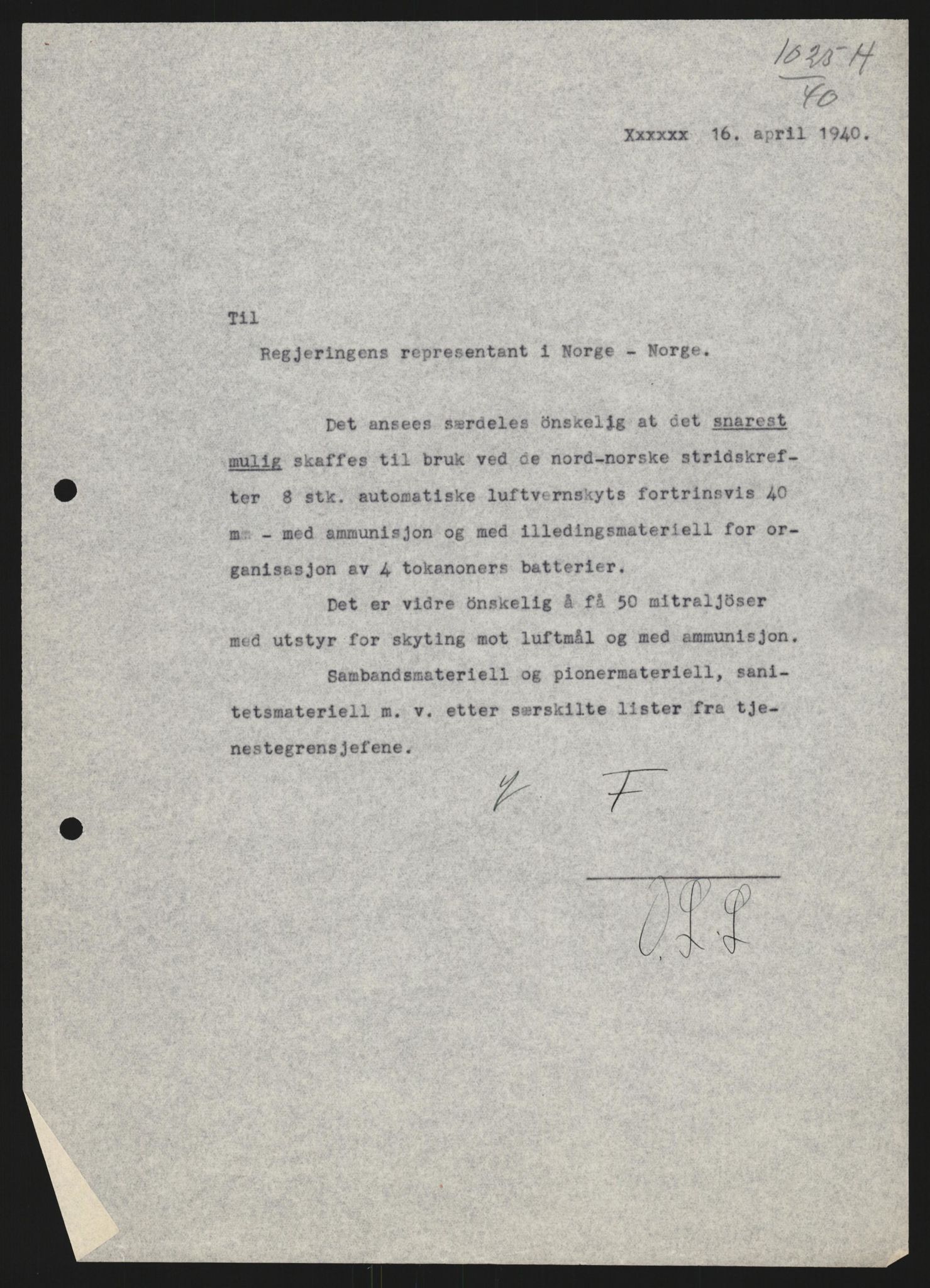 Forsvaret, Forsvarets krigshistoriske avdeling, AV/RA-RAFA-2017/Y/Yb/L0122: II-C-11-600  -  6. Divisjon med avdelinger, 1940, p. 32