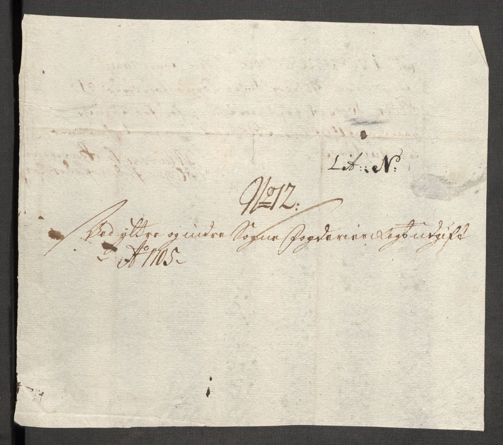 Rentekammeret inntil 1814, Reviderte regnskaper, Fogderegnskap, AV/RA-EA-4092/R52/L3314: Fogderegnskap Sogn, 1705-1707, p. 175