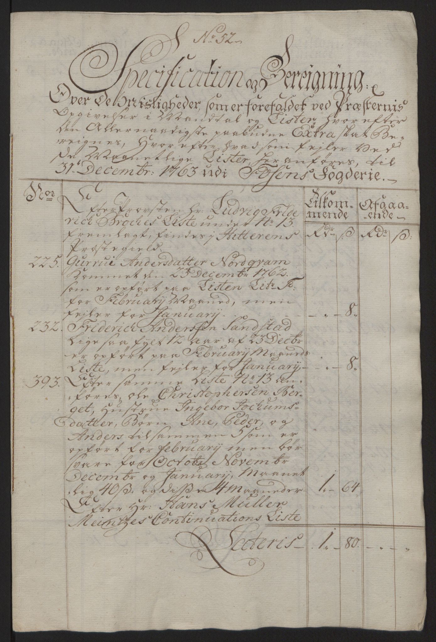 Rentekammeret inntil 1814, Reviderte regnskaper, Fogderegnskap, RA/EA-4092/R57/L3930: Ekstraskatten Fosen, 1762-1763, p. 441