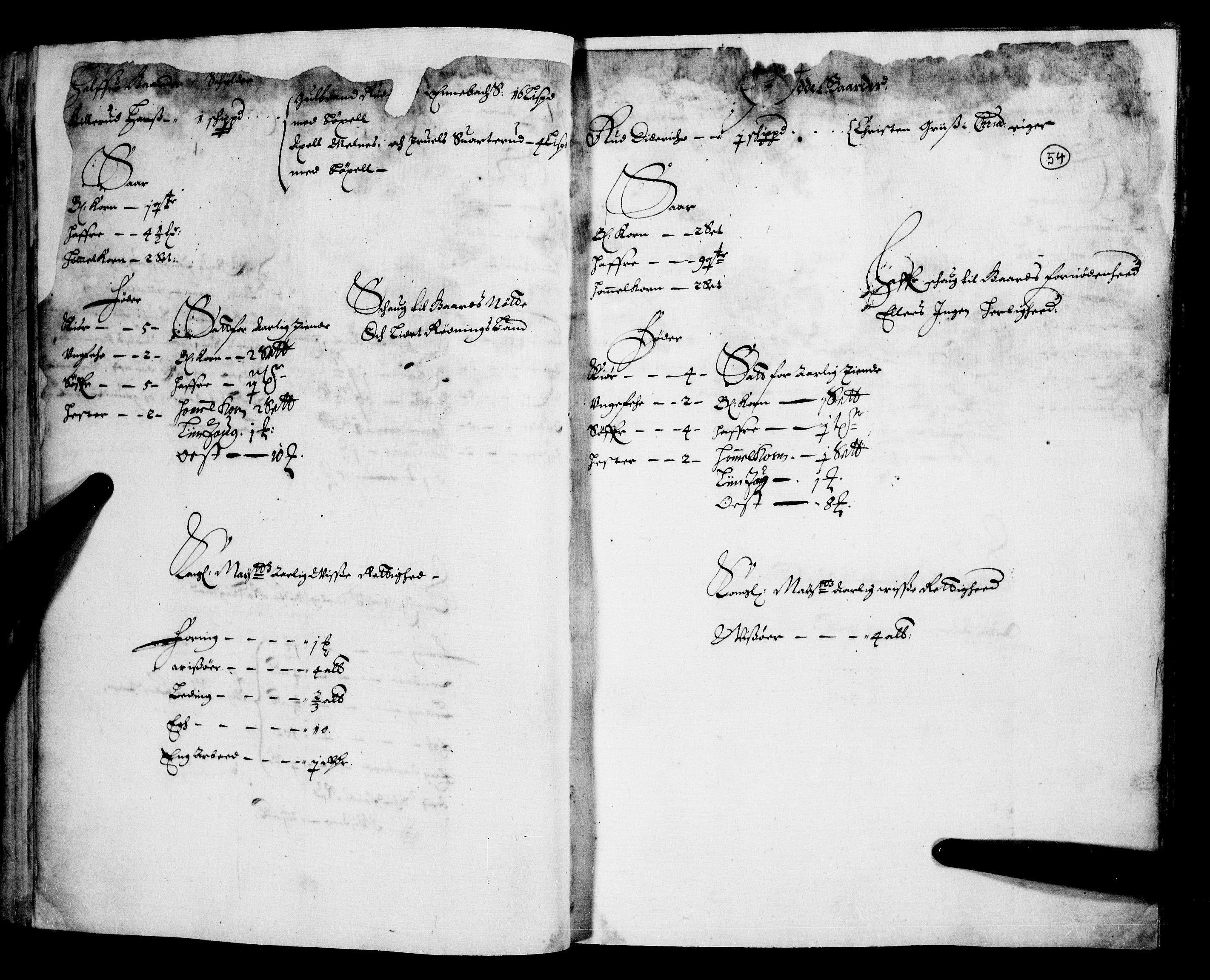 Rentekammeret inntil 1814, Realistisk ordnet avdeling, AV/RA-EA-4070/N/Nb/Nba/L0007: Nedre Romerike fogderi, 1. del, 1666, p. 53b-54a