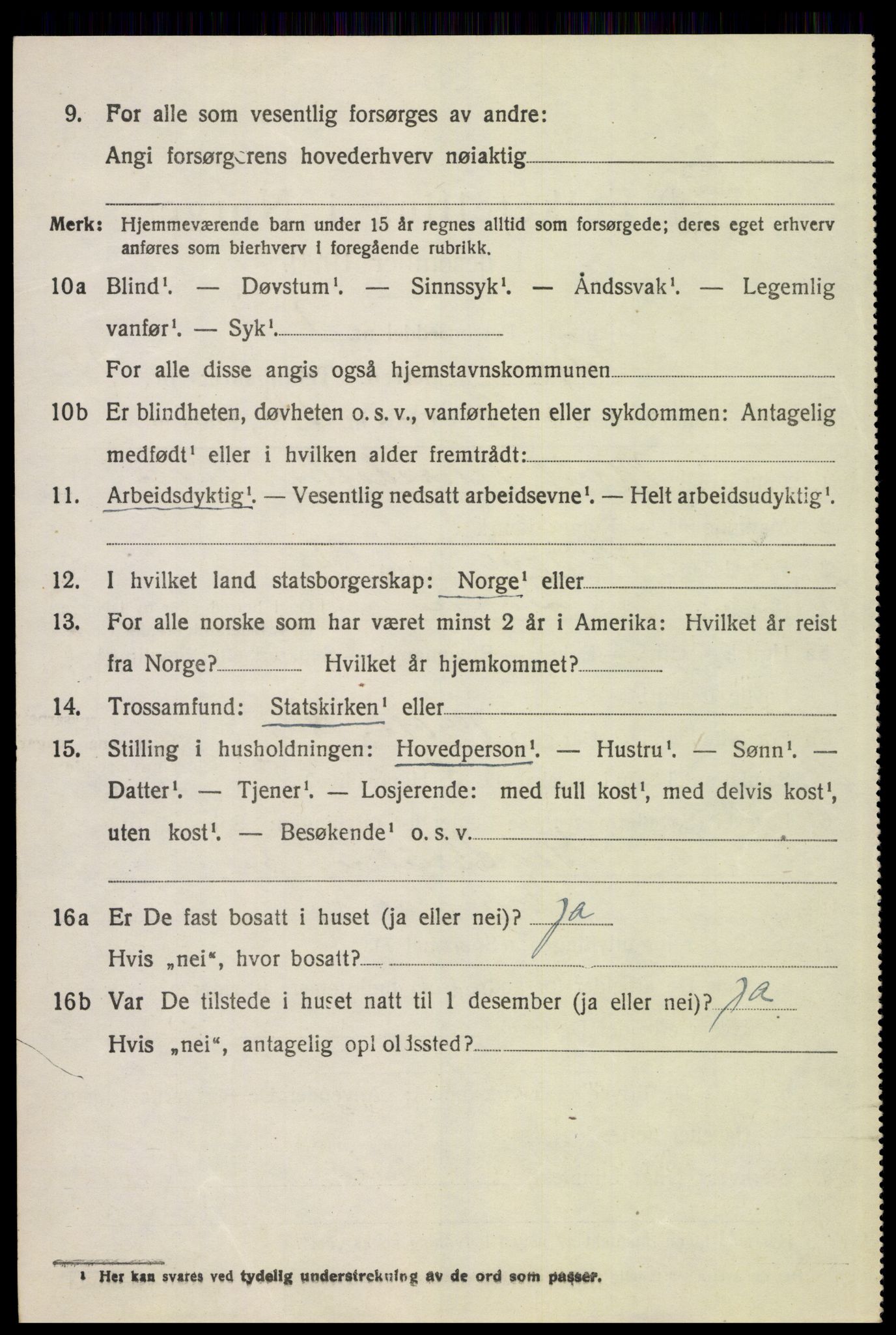 SAH, 1920 census for Tolga, 1920, p. 6676