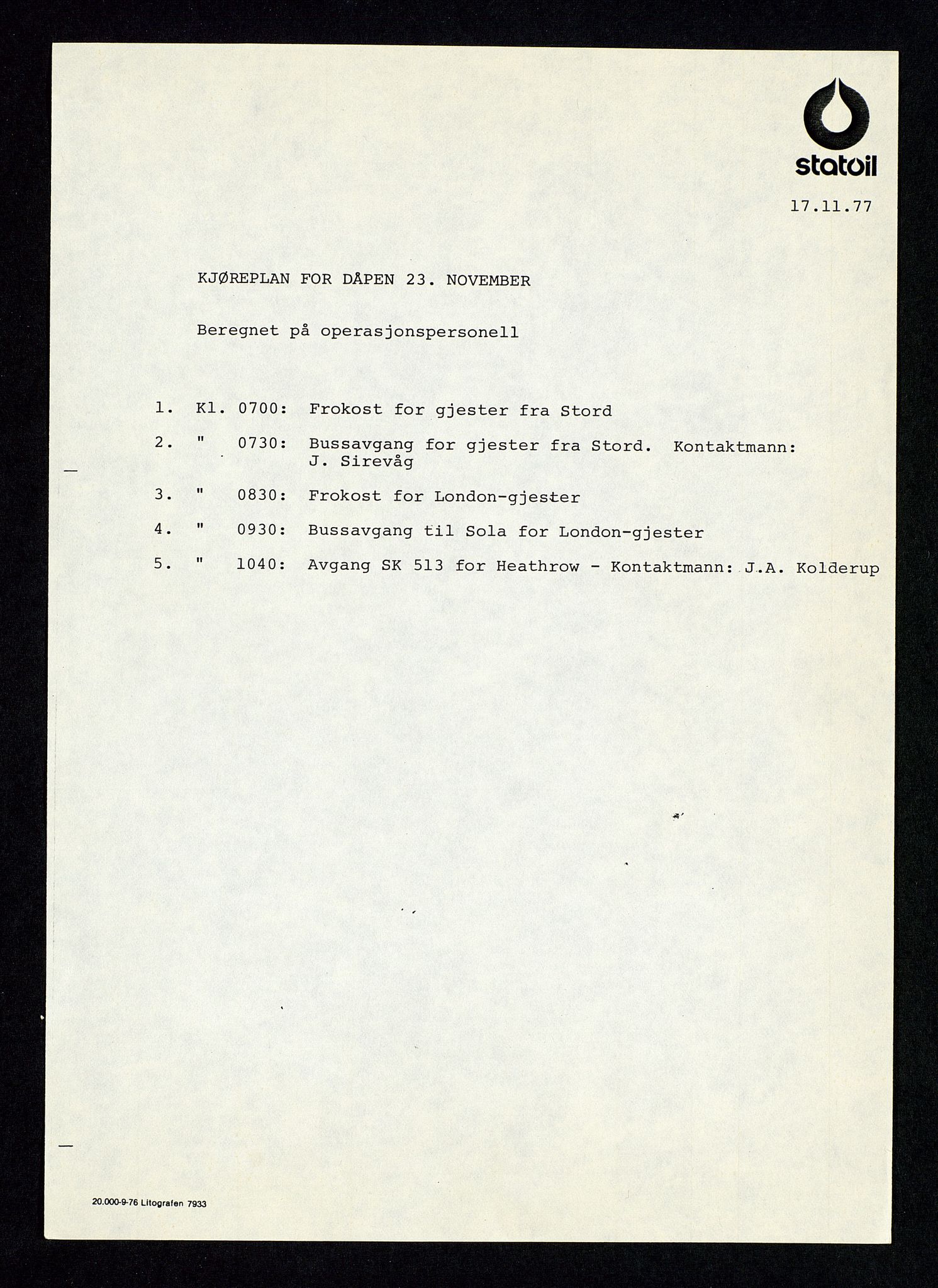 Pa 1339 - Statoil ASA, AV/SAST-A-101656/0001/D/Dm/L0340: Sak- og korrespondanse, 1977-1982, p. 227