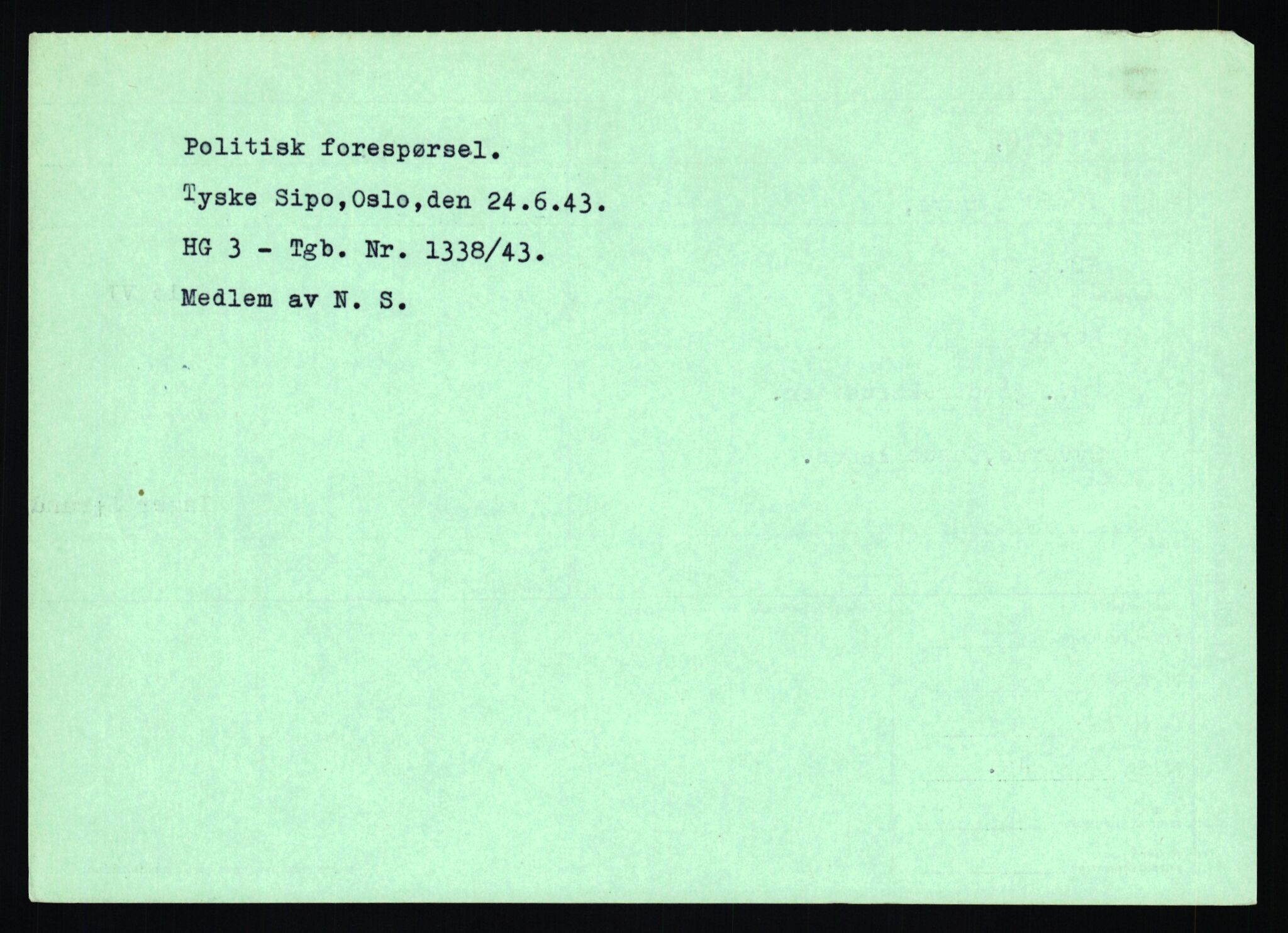 Statspolitiet - Hovedkontoret / Osloavdelingen, AV/RA-S-1329/C/Ca/L0016: Uberg - Øystese, 1943-1945, p. 2961