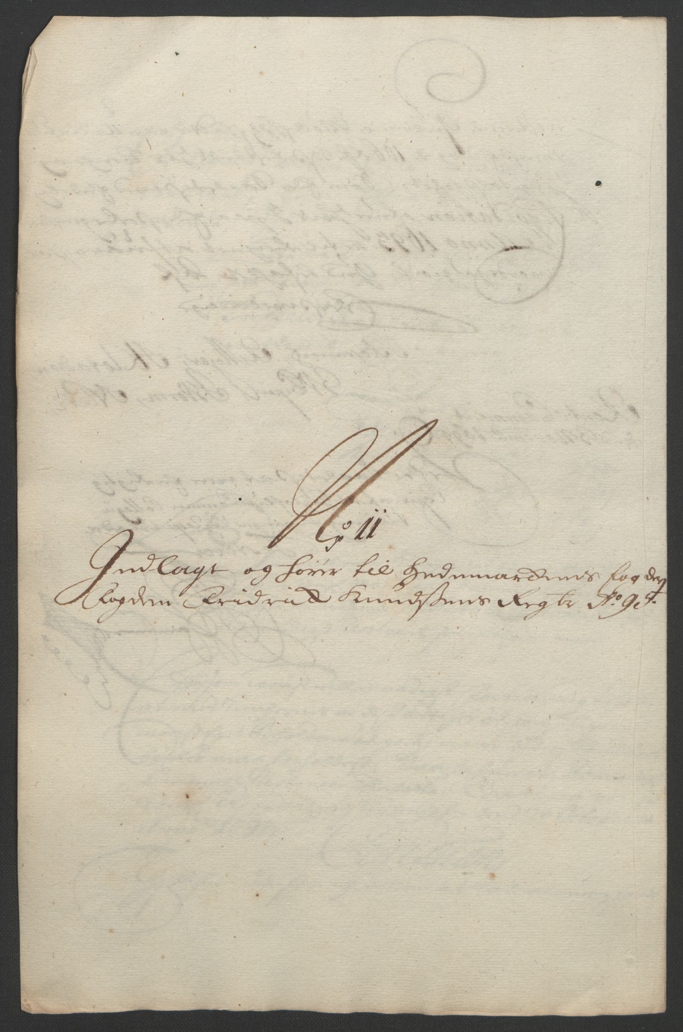 Rentekammeret inntil 1814, Reviderte regnskaper, Fogderegnskap, AV/RA-EA-4092/R16/L1036: Fogderegnskap Hedmark, 1695-1696, p. 243