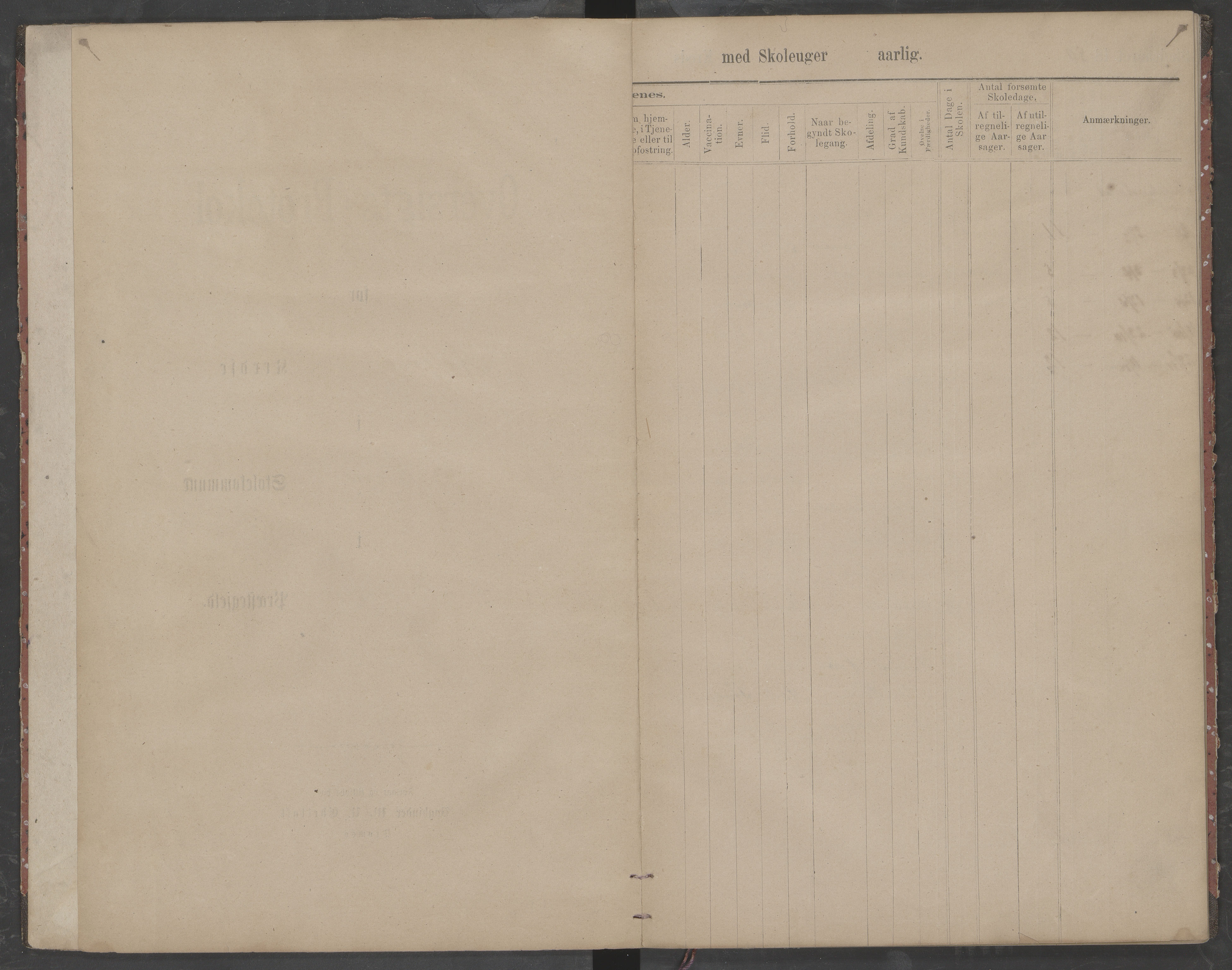 Beiarn kommune. Moldjord skolekrets, AIN/K-18390.510.14/442/L0002: Karakter/oversiktsprotokoll, 1880-1890