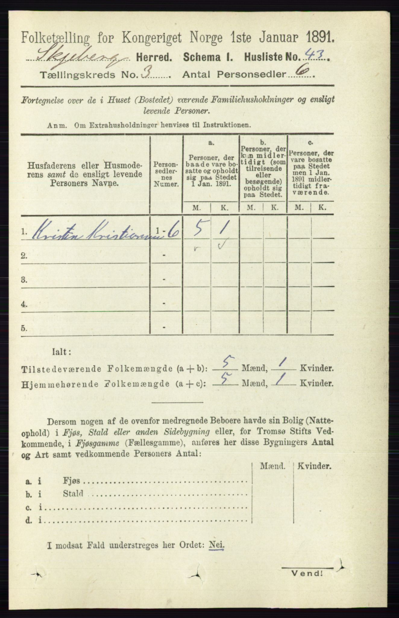 RA, 1891 census for 0115 Skjeberg, 1891, p. 1476