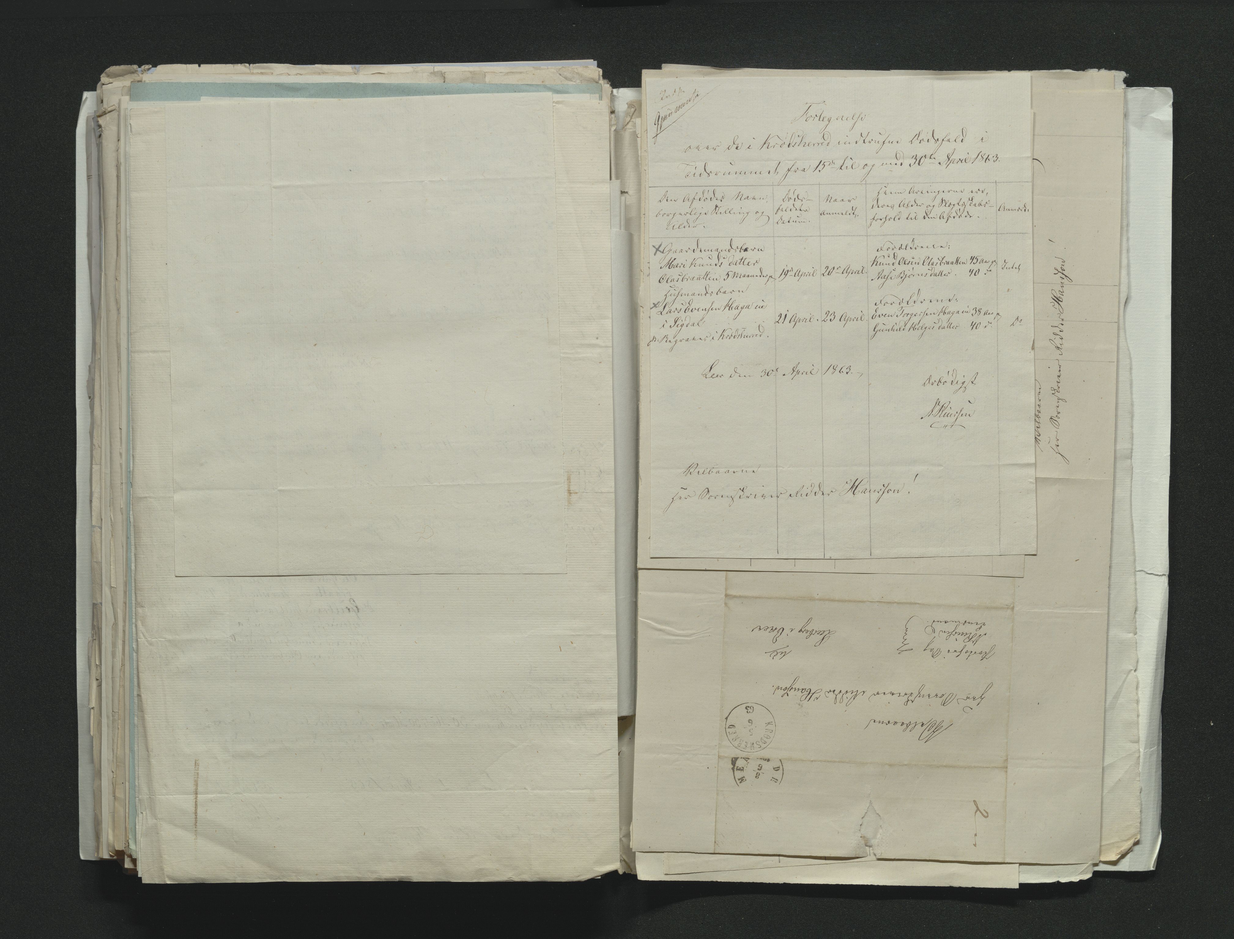 Eiker, Modum og Sigdal sorenskriveri, AV/SAKO-A-123/H/Ha/Hab/L0011: Dødsfallsmeldinger, 1862-1865, p. 323