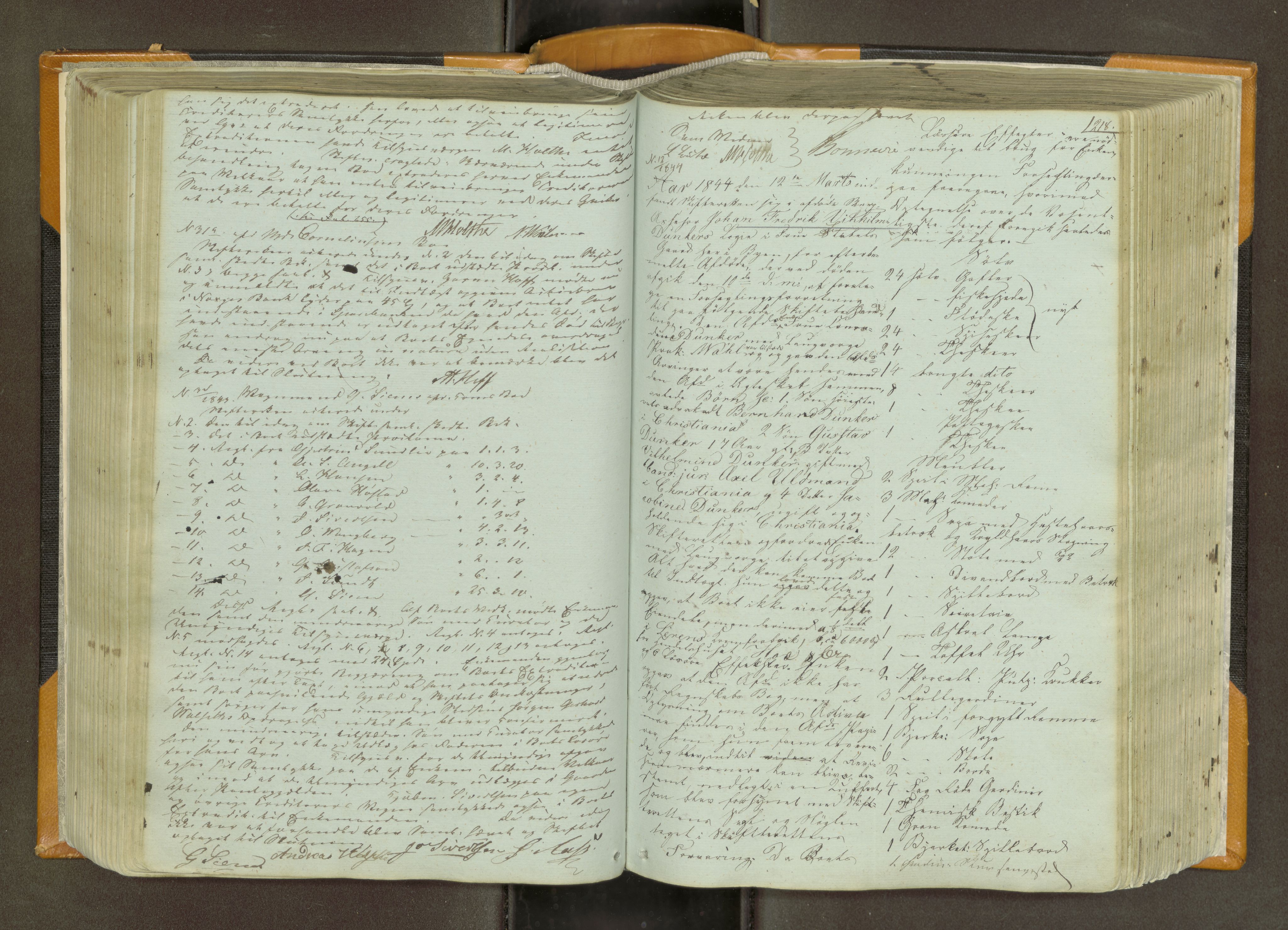 Trondheim byfogd, AV/SAT-A-0003/1/3/3B/L0004: Skiftebehandlingsprotokoll (u/ register) U, 1840-1851, p. 218