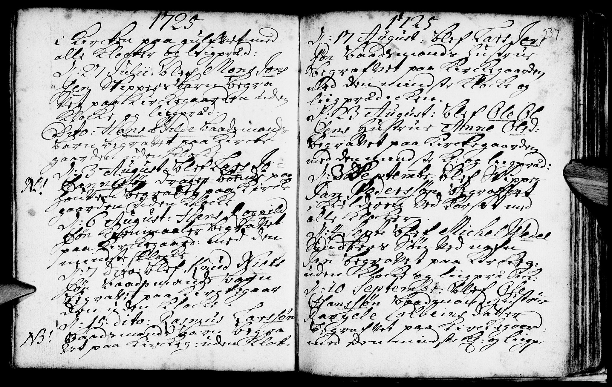 Nykirken Sokneprestembete, AV/SAB-A-77101/H/Haa/L0009: Parish register (official) no. A 9, 1689-1759, p. 237