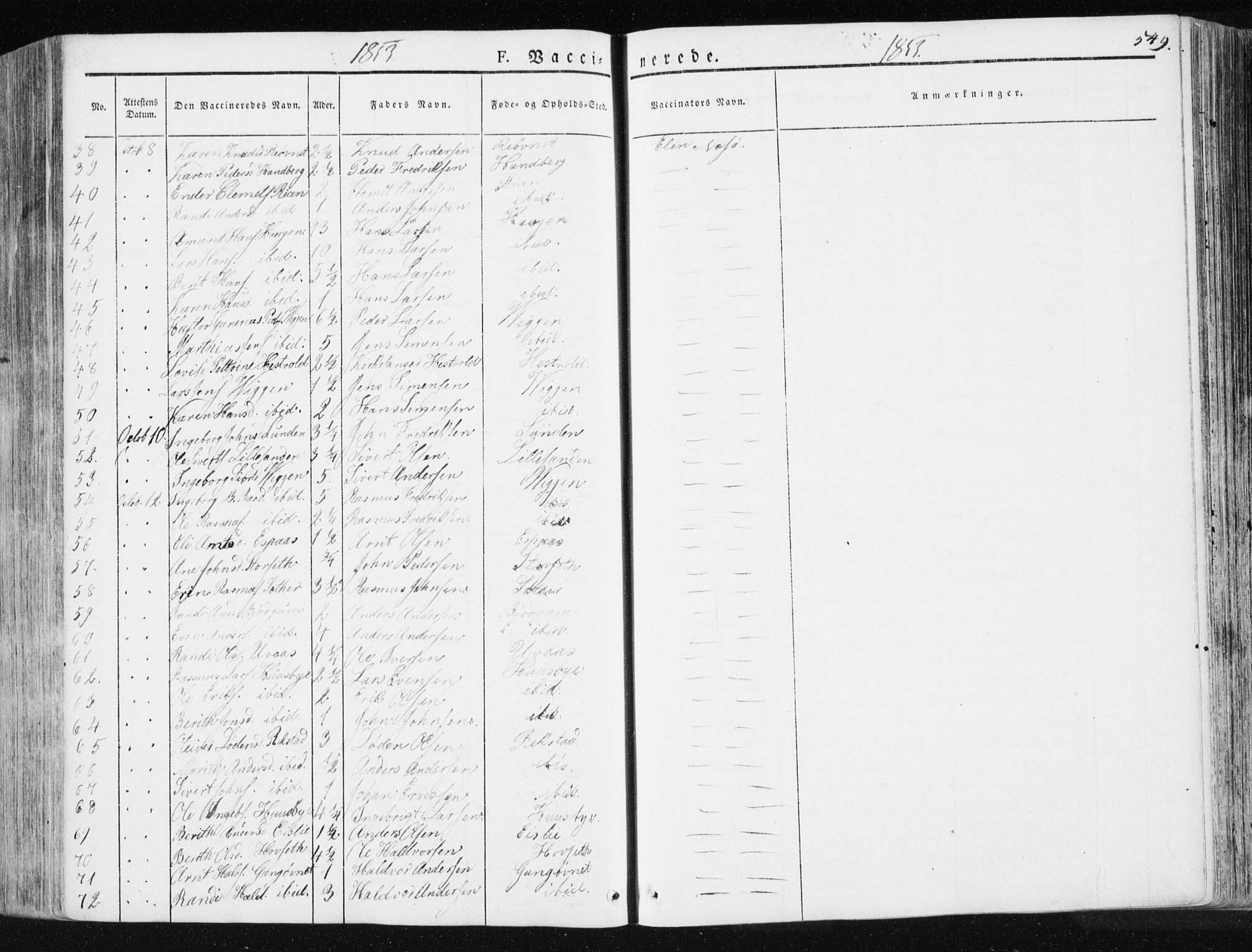 Ministerialprotokoller, klokkerbøker og fødselsregistre - Sør-Trøndelag, AV/SAT-A-1456/665/L0771: Parish register (official) no. 665A06, 1830-1856, p. 549