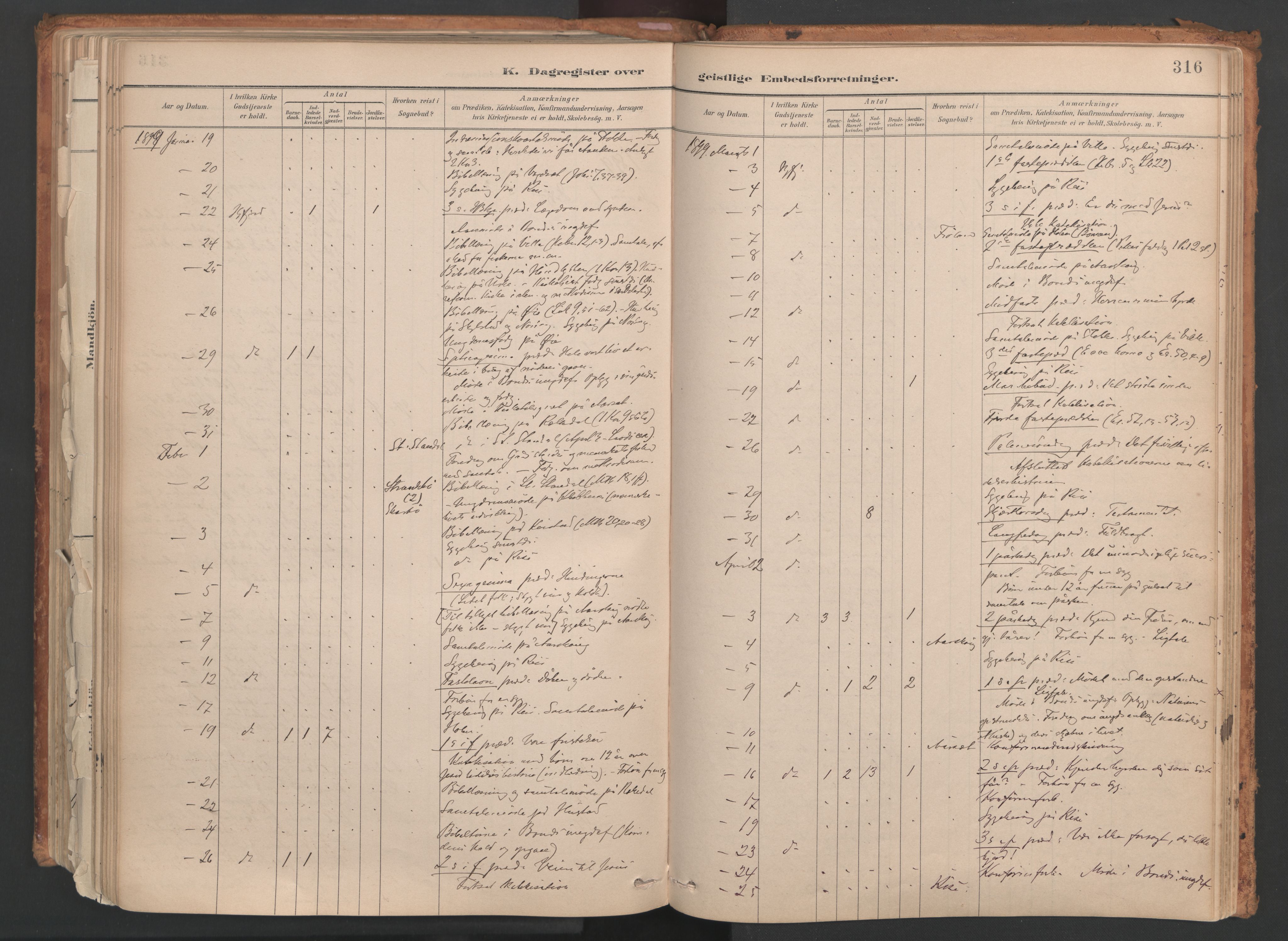 Ministerialprotokoller, klokkerbøker og fødselsregistre - Møre og Romsdal, AV/SAT-A-1454/515/L0211: Parish register (official) no. 515A07, 1886-1910, p. 316