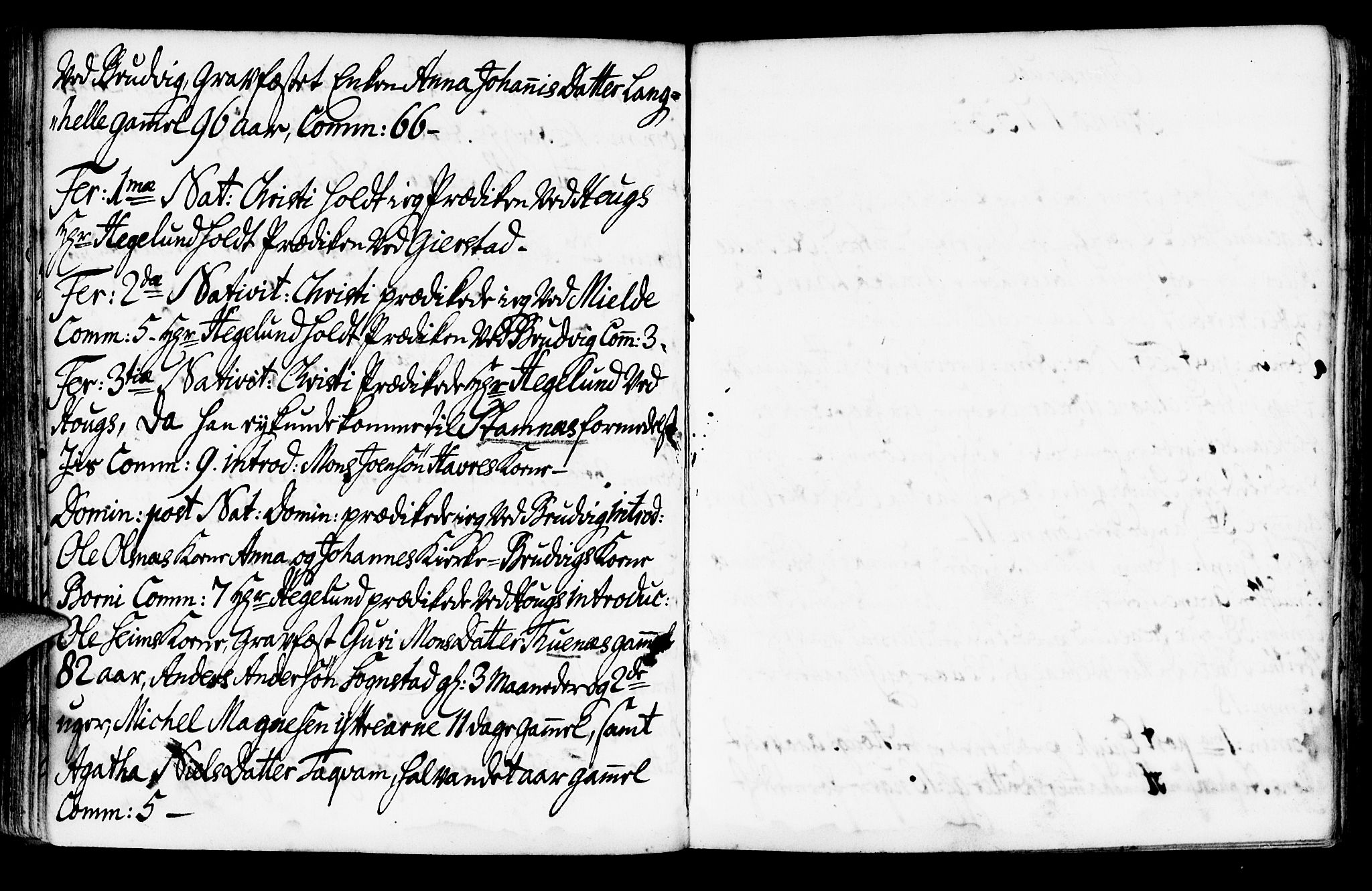 Haus sokneprestembete, SAB/A-75601/H/Haa: Parish register (official) no. A 7, 1748-1766, p. 67