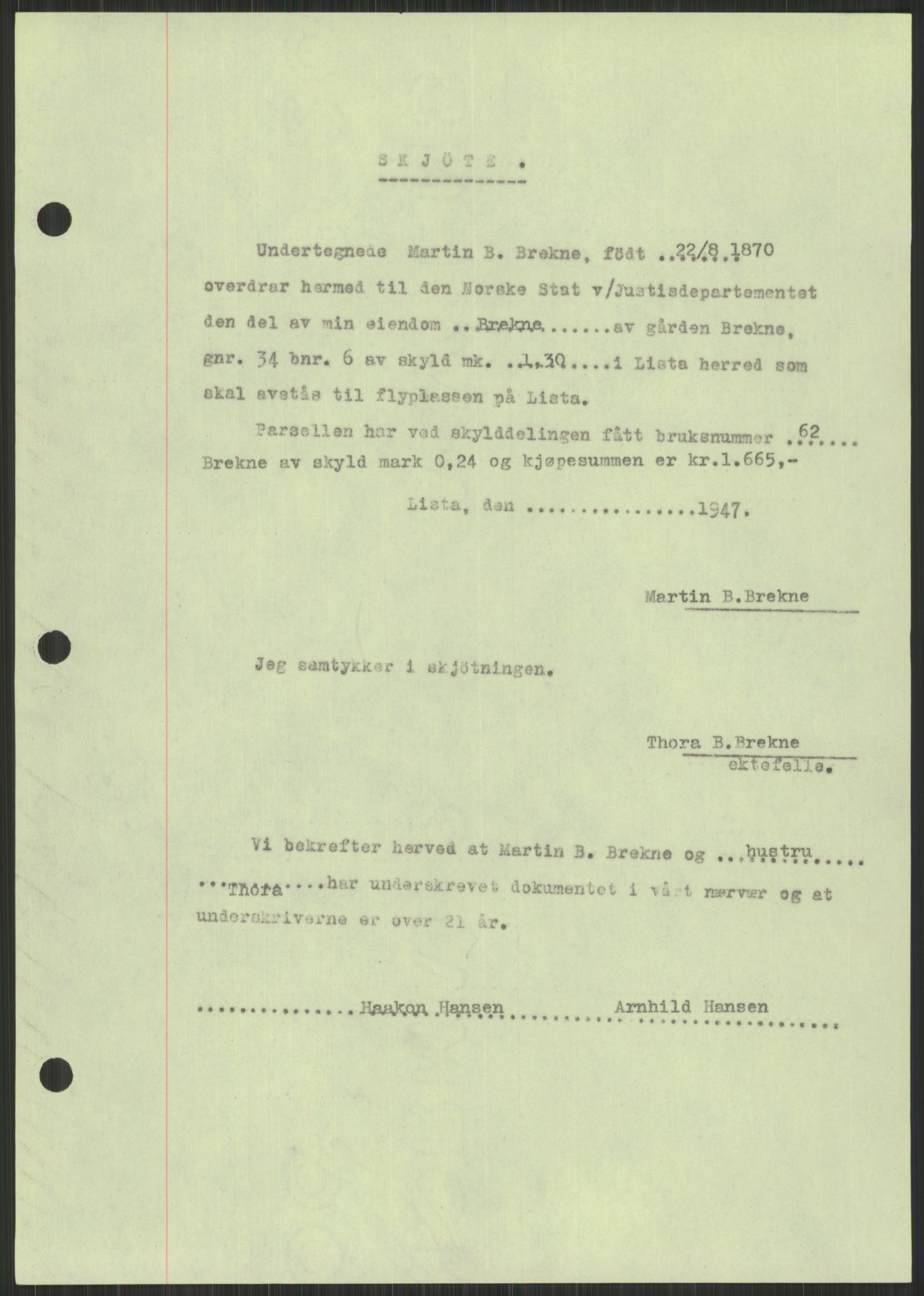 Forsvarsdepartementet, 10. kontor / Oppgjørskontoret, AV/RA-RAFA-1225/D/Db/L0182: Lista oppgjørskontor, 1942-1950, p. 113