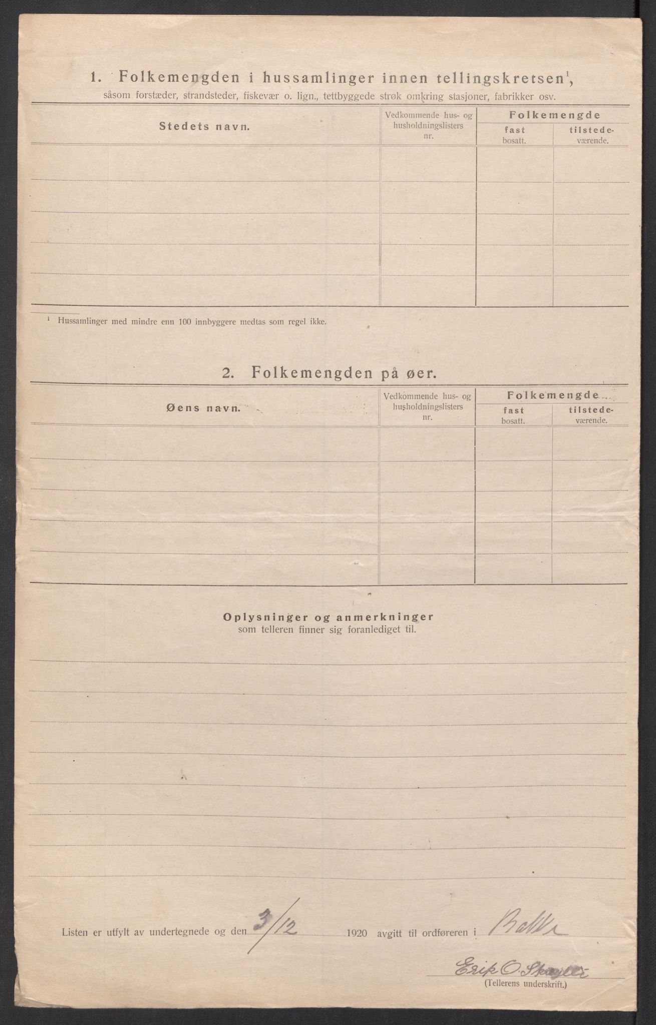 SAK, 1920 census for Bakke, 1920, p. 17