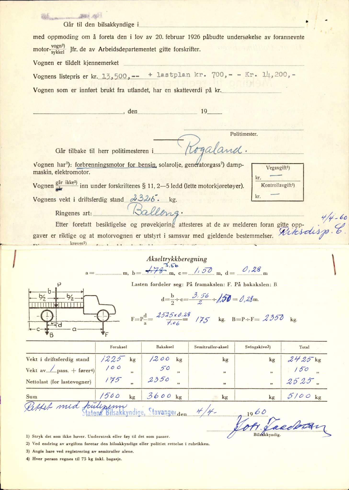 Stavanger trafikkstasjon, AV/SAST-A-101942/0/F/L0020: L-11000 - L-11499, 1930-1971, p. 262