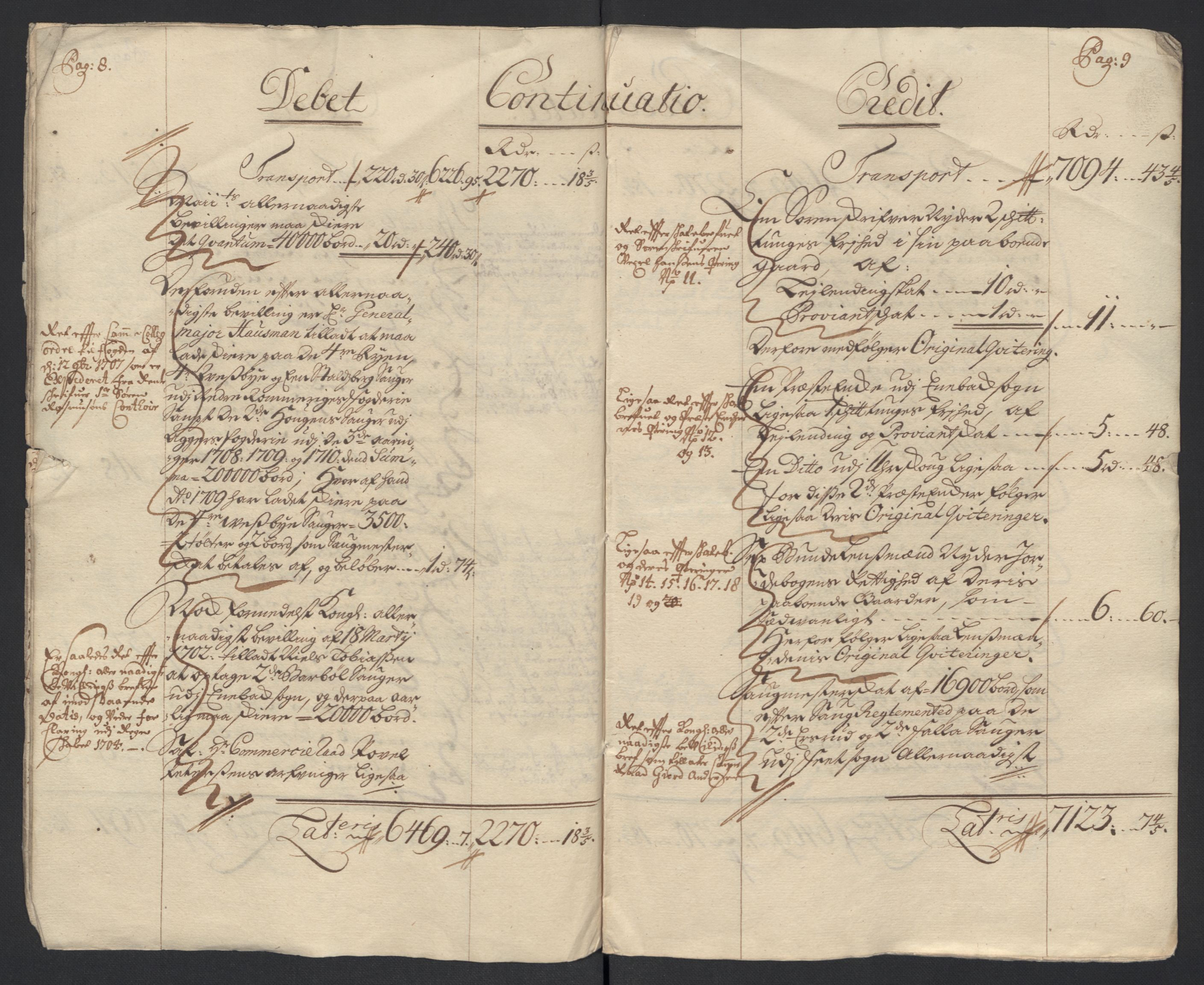 Rentekammeret inntil 1814, Reviderte regnskaper, Fogderegnskap, AV/RA-EA-4092/R11/L0591: Fogderegnskap Nedre Romerike, 1708-1709, p. 175