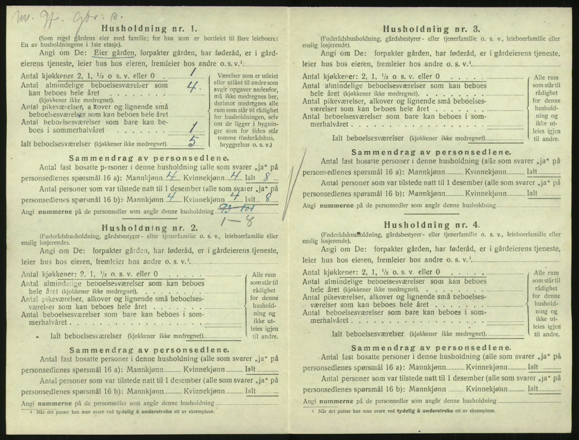 SAKO, 1920 census for Hedrum, 1920, p. 1632
