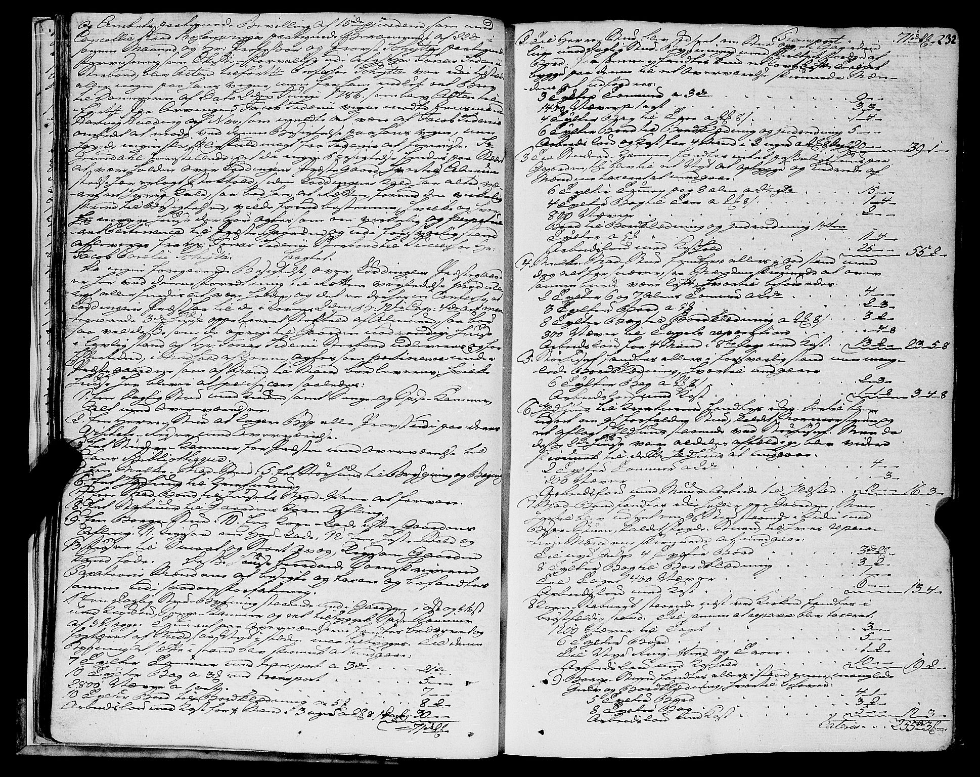 Salten sorenskriveri, AV/SAT-A-4578/1/1/1A/L0016: Tingbok, fol. 211-433, 1785-1792, p. 231b-232a