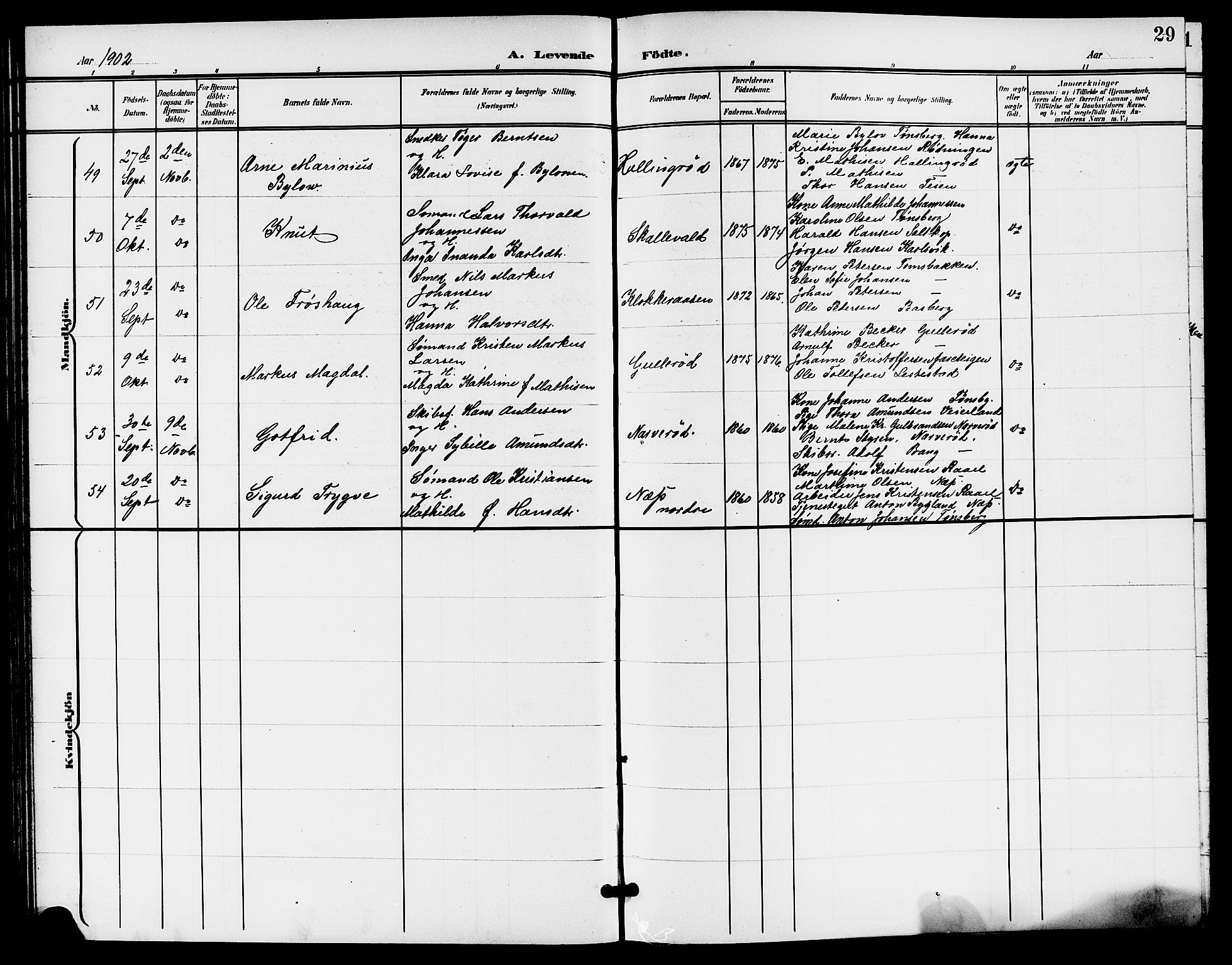 Sem kirkebøker, SAKO/A-5/G/Gb/L0003: Parish register (copy) no. II 3, 1900-1913, p. 29