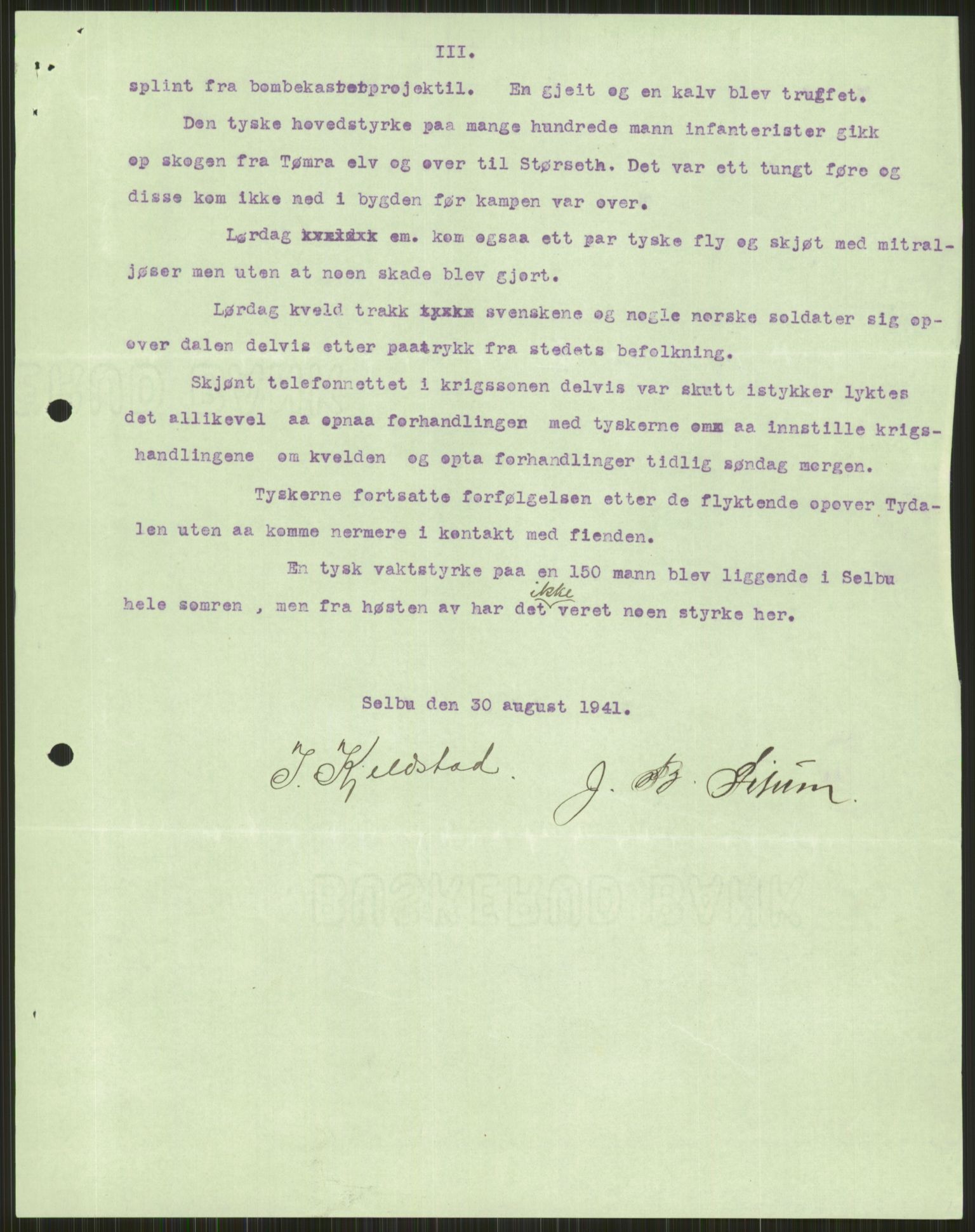 Forsvaret, Forsvarets krigshistoriske avdeling, AV/RA-RAFA-2017/Y/Ya/L0016: II-C-11-31 - Fylkesmenn.  Rapporter om krigsbegivenhetene 1940., 1940, p. 214