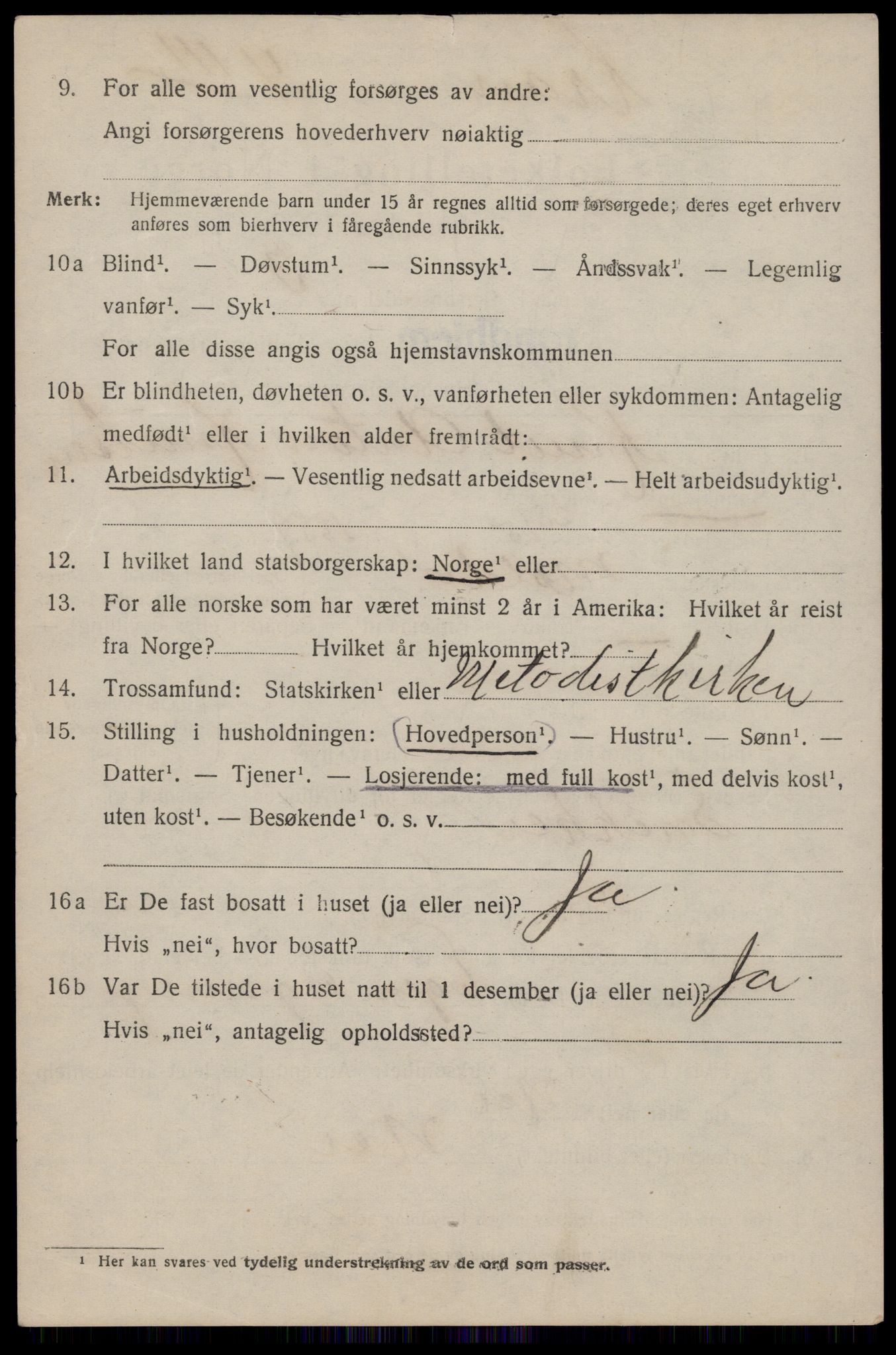 SAT, 1920 census for Trondheim, 1920, p. 87817