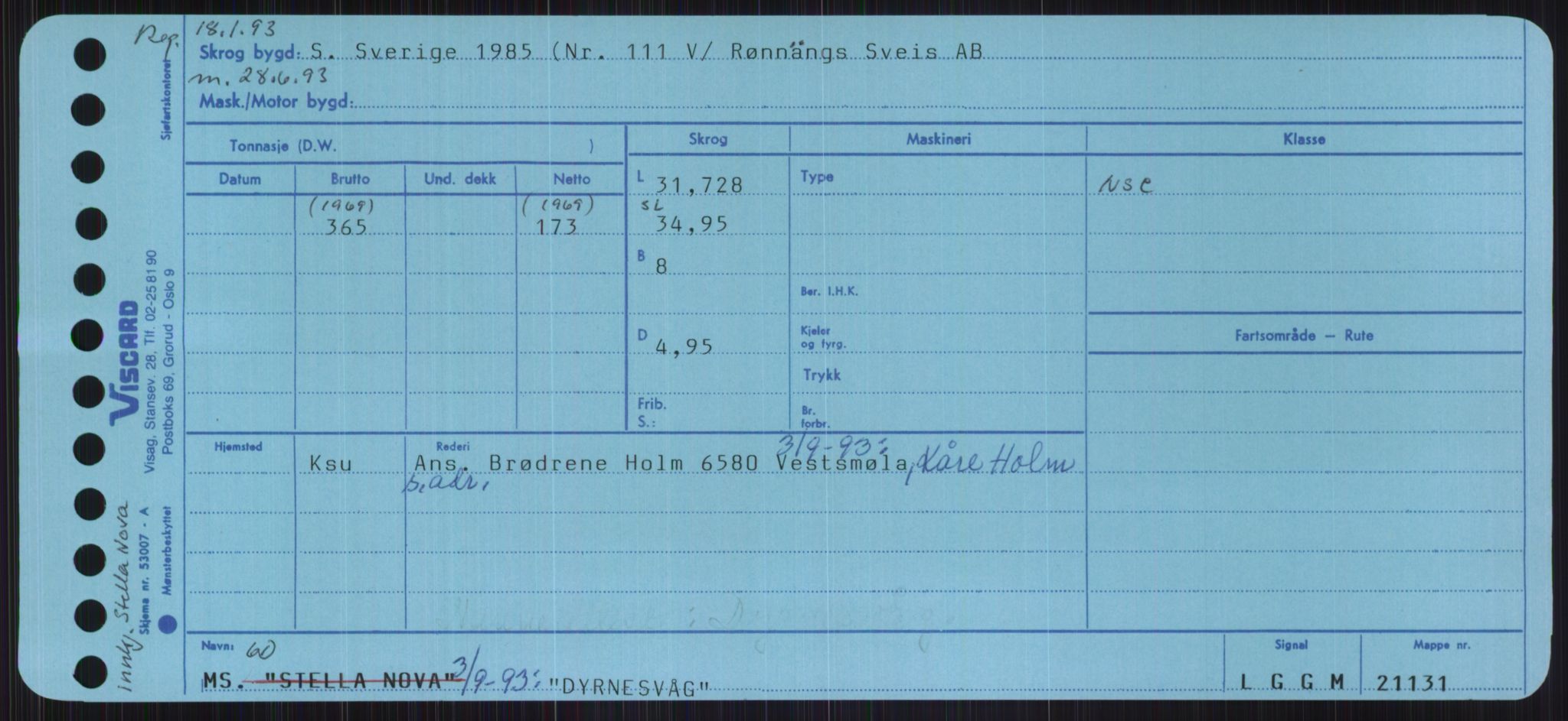 Sjøfartsdirektoratet med forløpere, Skipsmålingen, AV/RA-S-1627/H/Ha/L0001/0002: Fartøy, A-Eig / Fartøy Bjør-Eig, p. 919