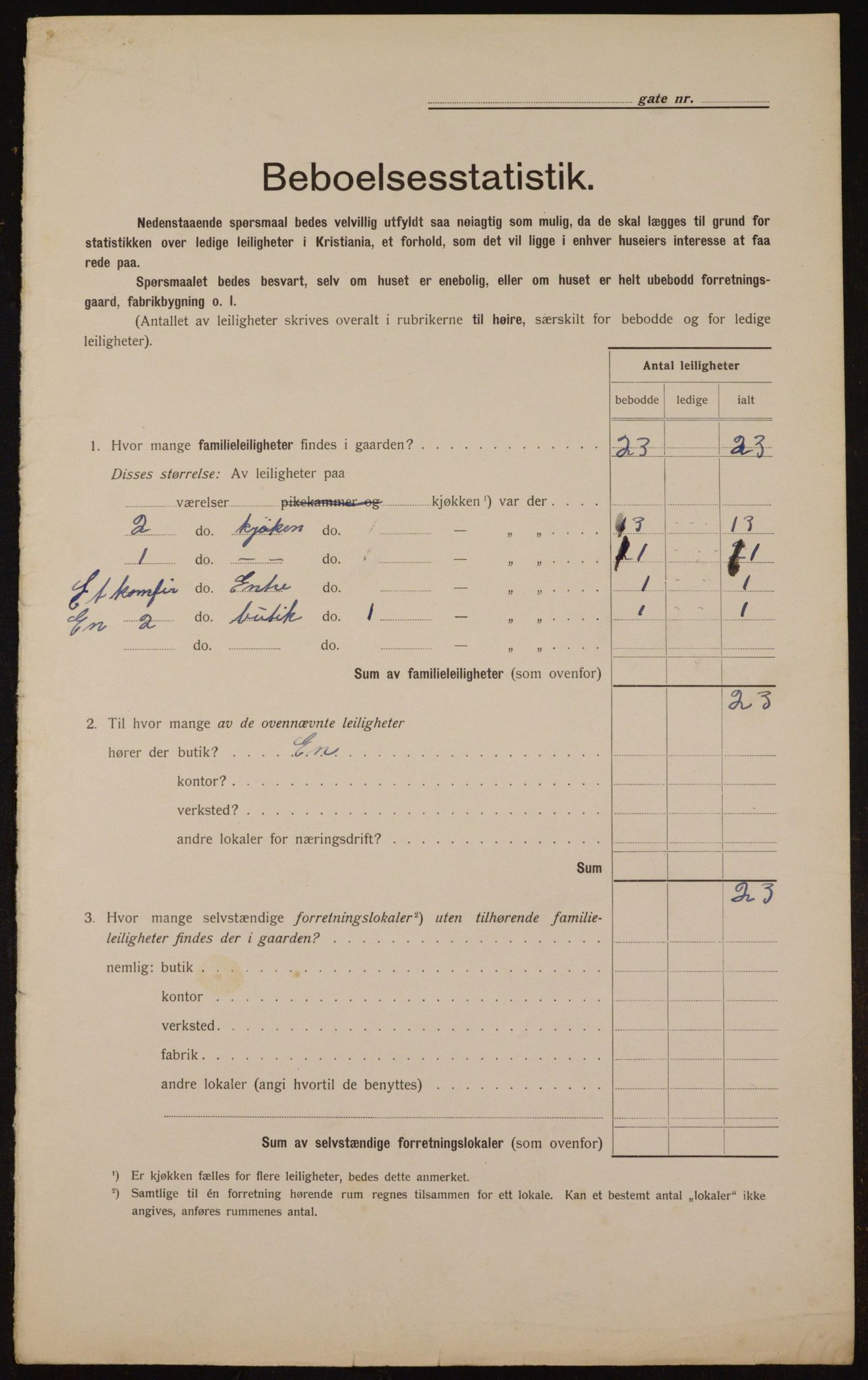 OBA, Municipal Census 1912 for Kristiania, 1912, p. 13489