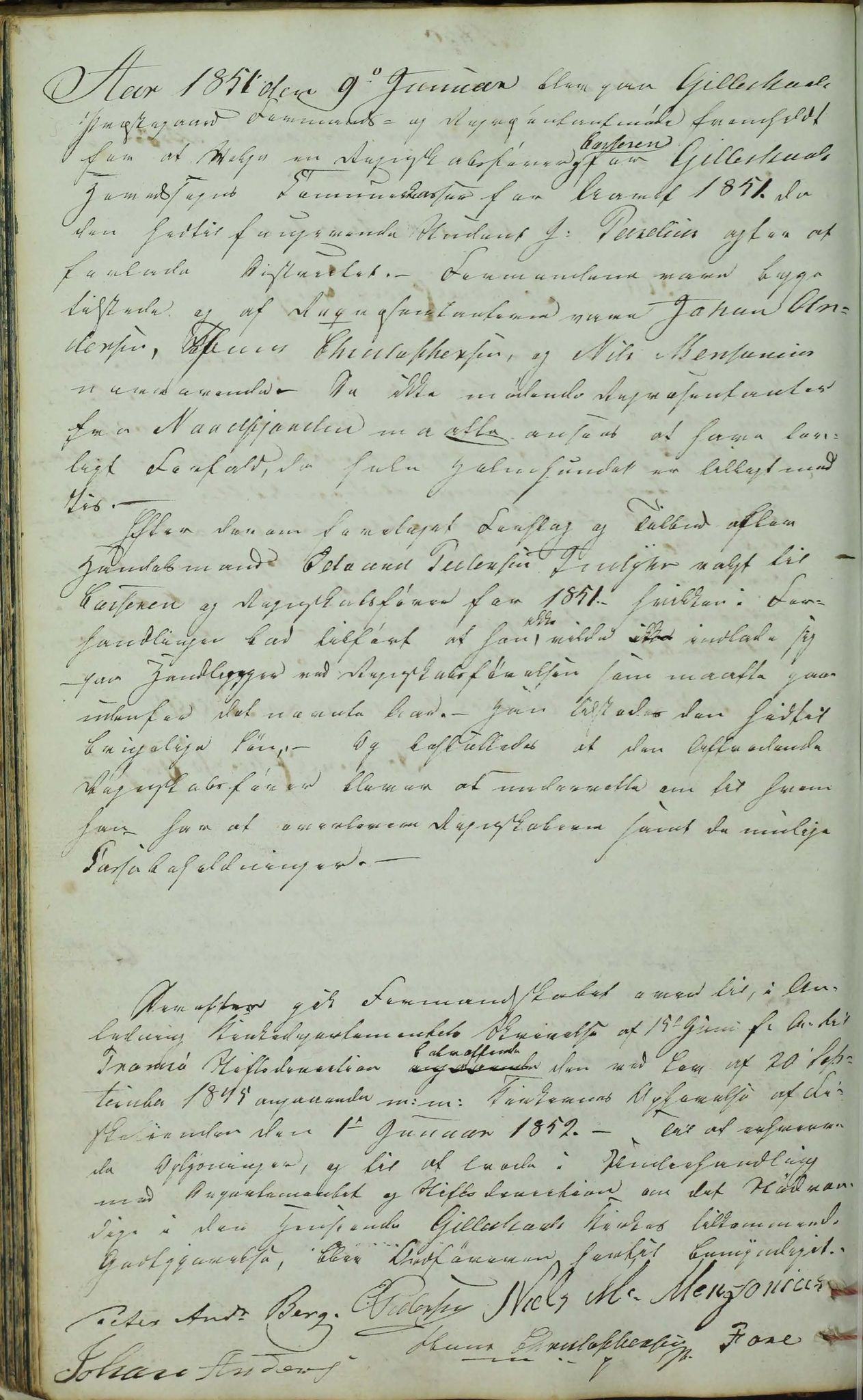 Gildeskål kommune. Formannskapet, AIN/K-18380.150/100/L0001: Møtebok formannskapet, 1838-1880, p. 54b
