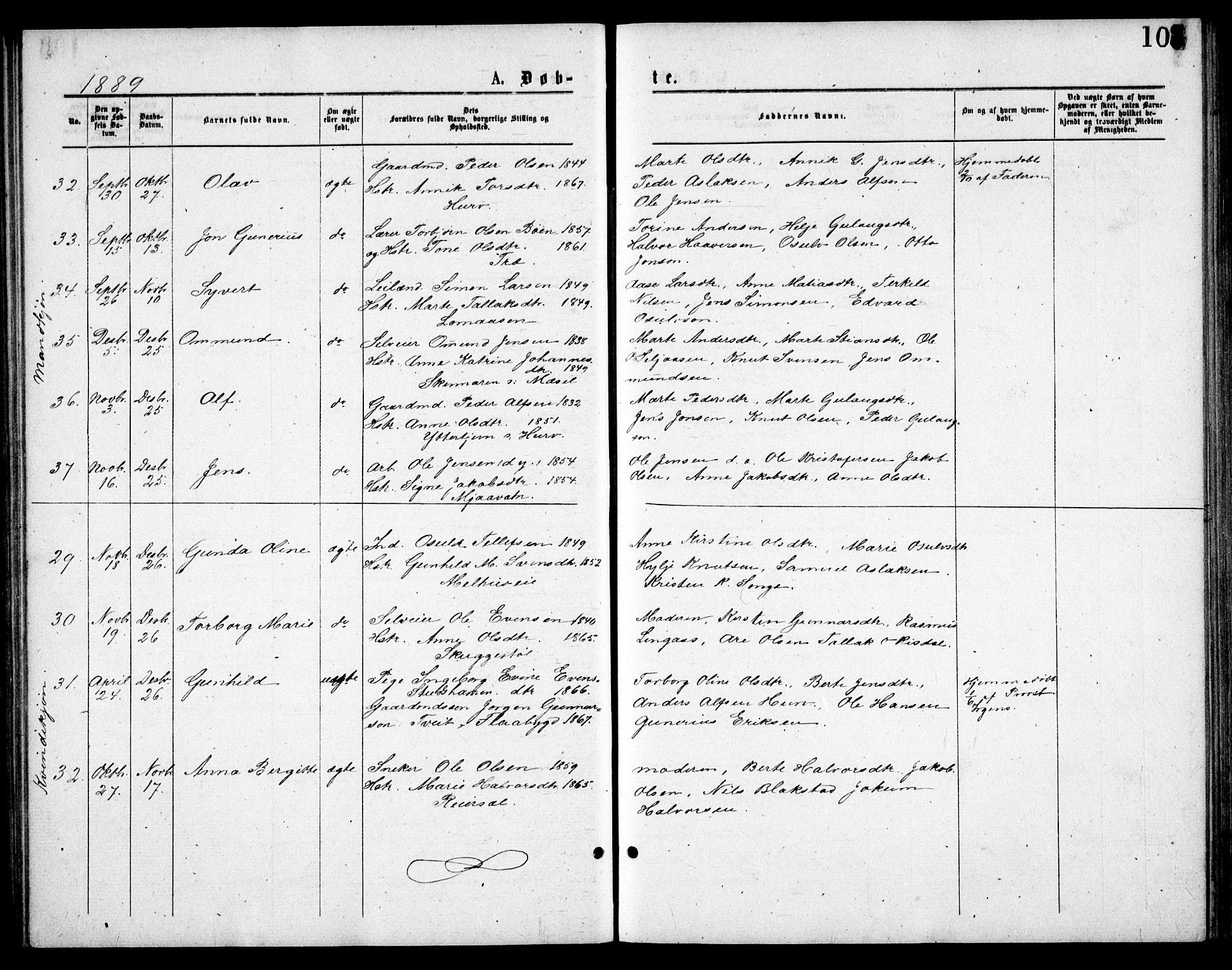 Froland sokneprestkontor, AV/SAK-1111-0013/F/Fb/L0009: Parish register (copy) no. B 9, 1875-1893, p. 103