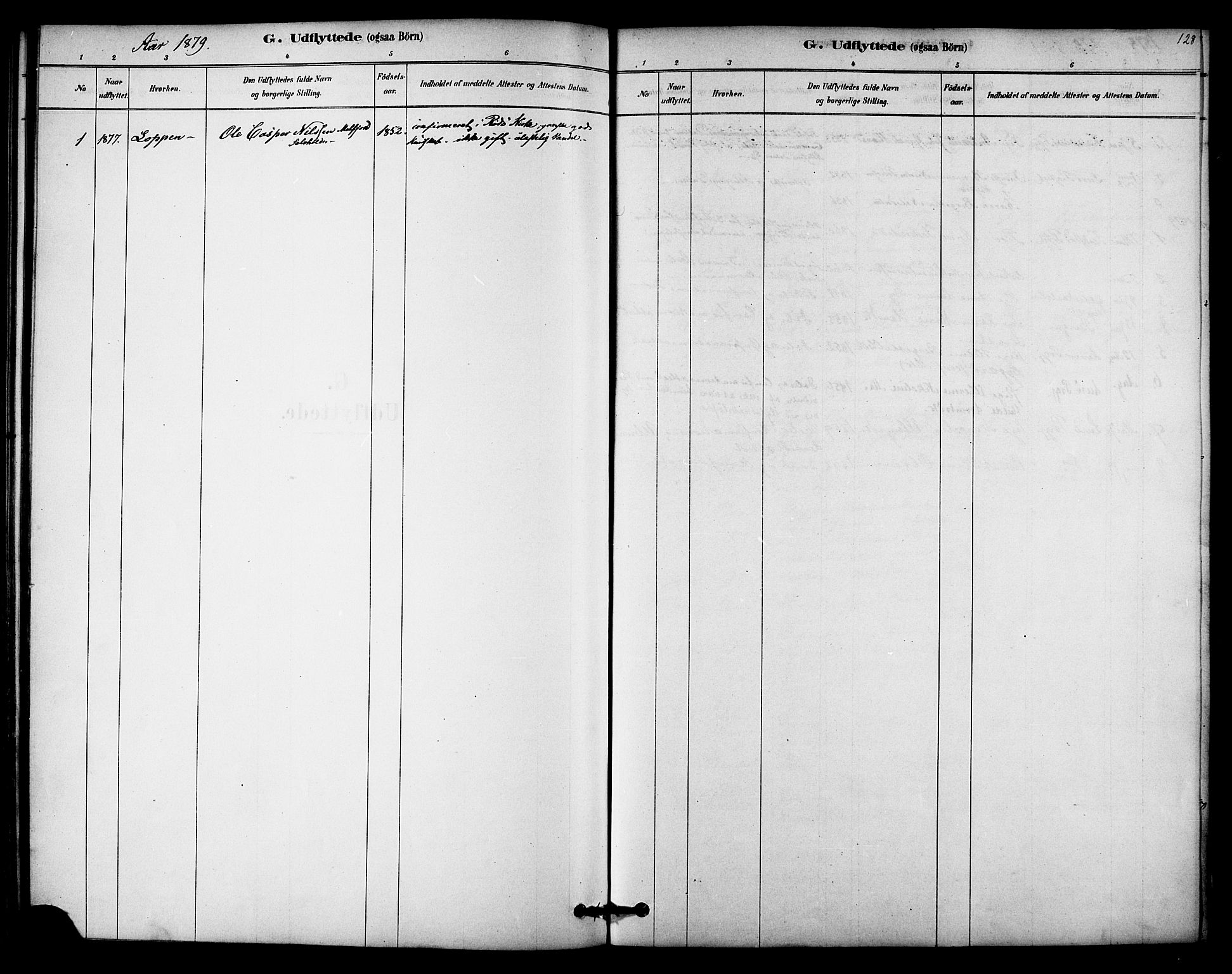 Ministerialprotokoller, klokkerbøker og fødselsregistre - Nordland, SAT/A-1459/841/L0609: Parish register (official) no. 841A13, 1878-1902, p. 128