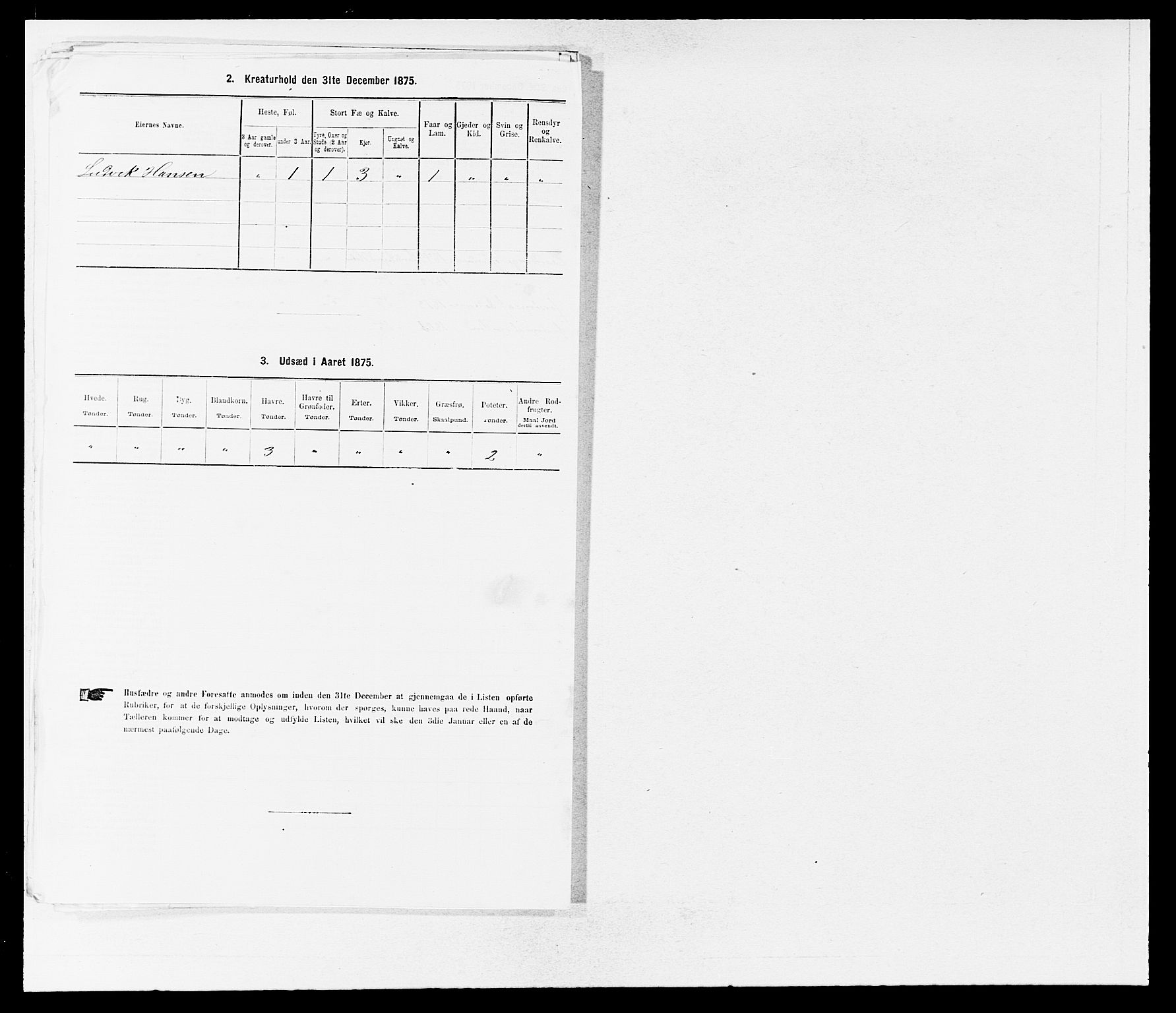 SAB, 1875 census for 1430P Indre Holmedal, 1875, p. 779