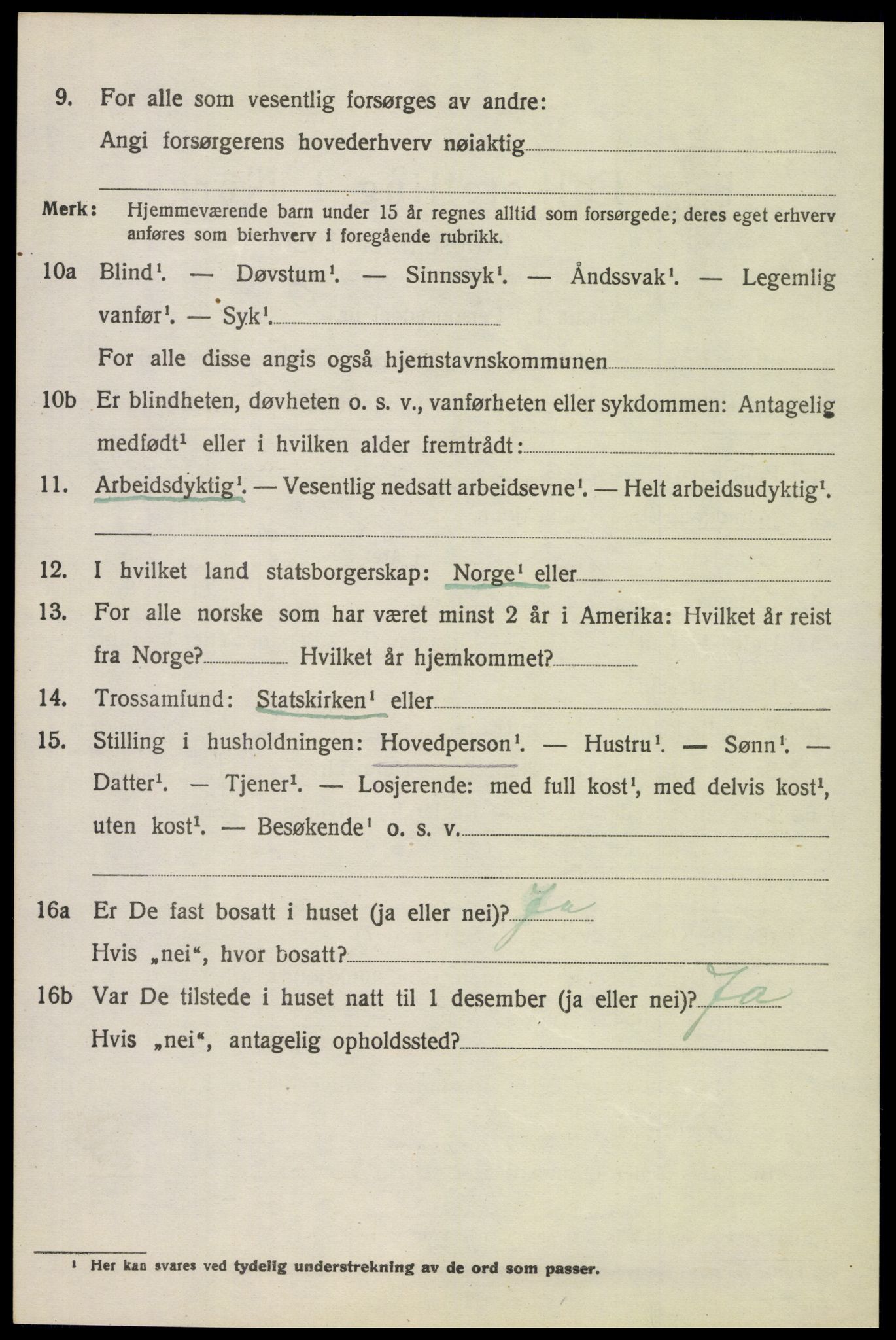 SAH, 1920 census for Sør-Fron, 1920, p. 6002