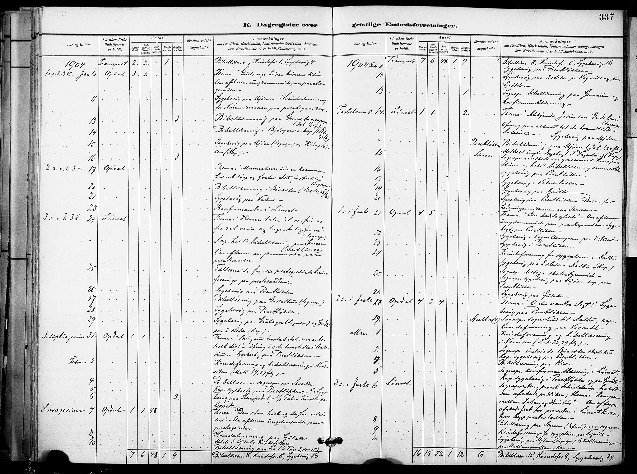 Ministerialprotokoller, klokkerbøker og fødselsregistre - Sør-Trøndelag, SAT/A-1456/678/L0902: Parish register (official) no. 678A11, 1895-1911, p. 337