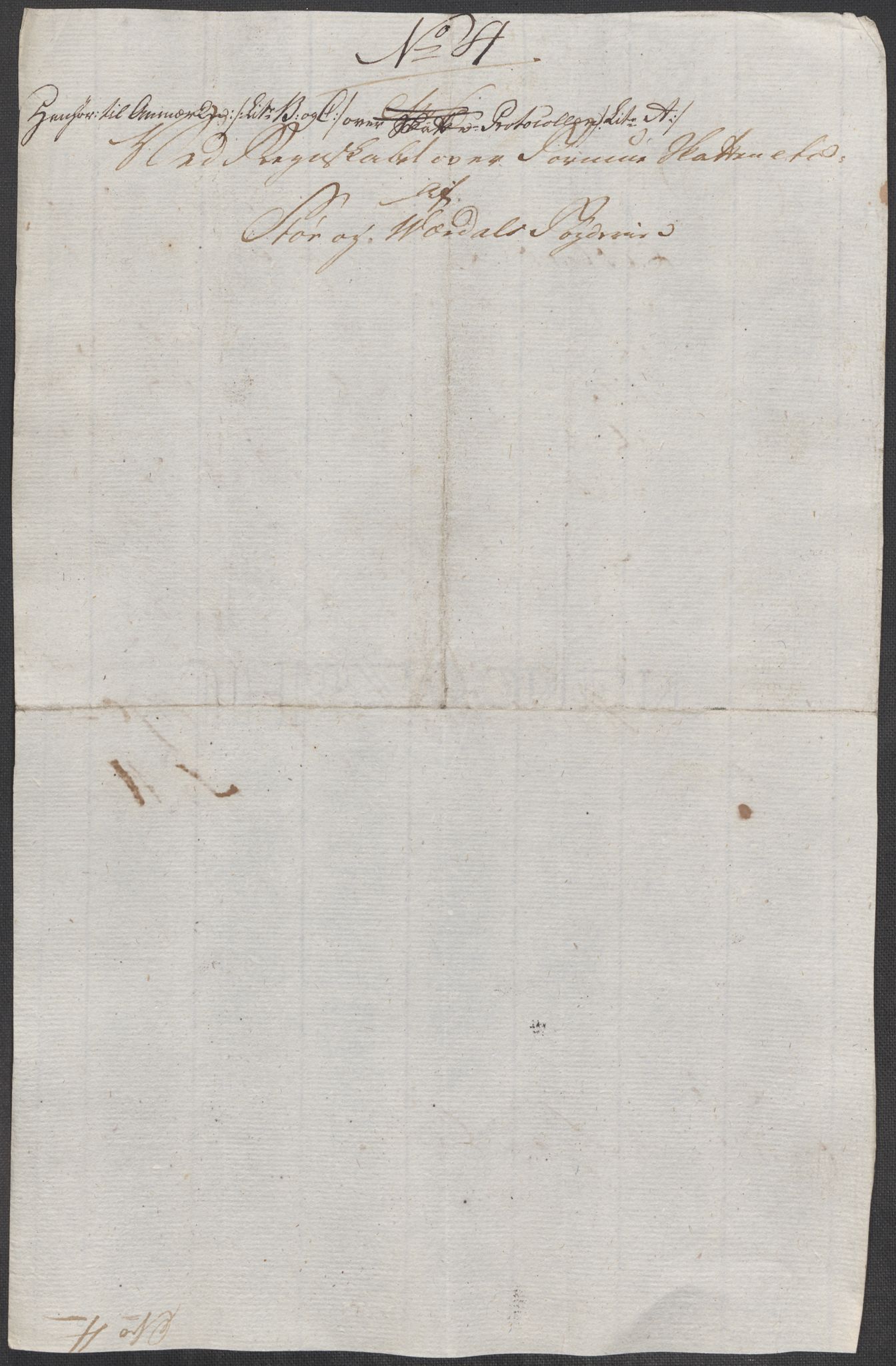 Rentekammeret inntil 1814, Reviderte regnskaper, Mindre regnskaper, AV/RA-EA-4068/Rf/Rfe/L0045: Stavanger, Stjørdal og Verdal fogderi, 1789, p. 152