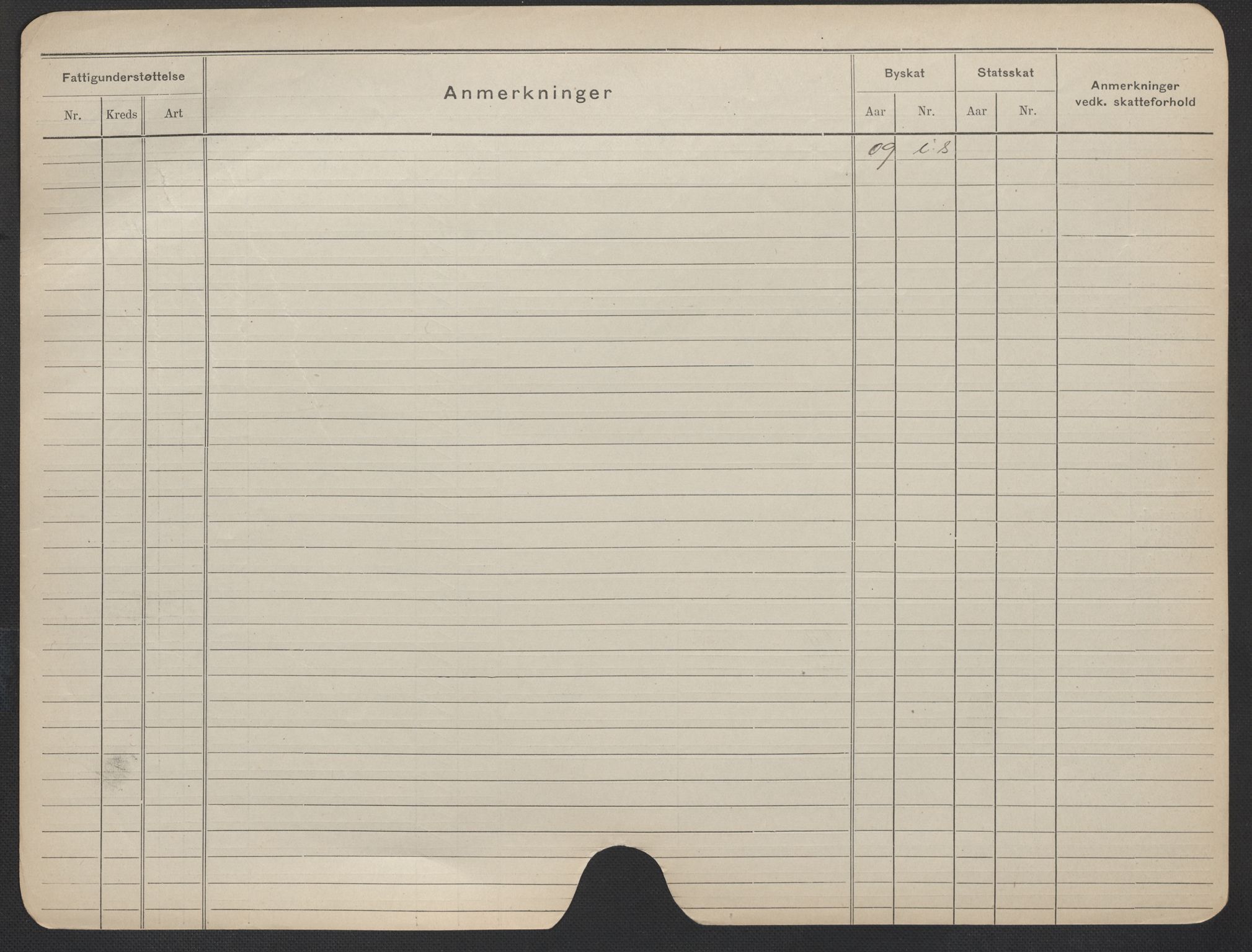Oslo folkeregister, Registerkort, AV/SAO-A-11715/F/Fa/Fac/L0019: Kvinner, 1906-1914, p. 56b