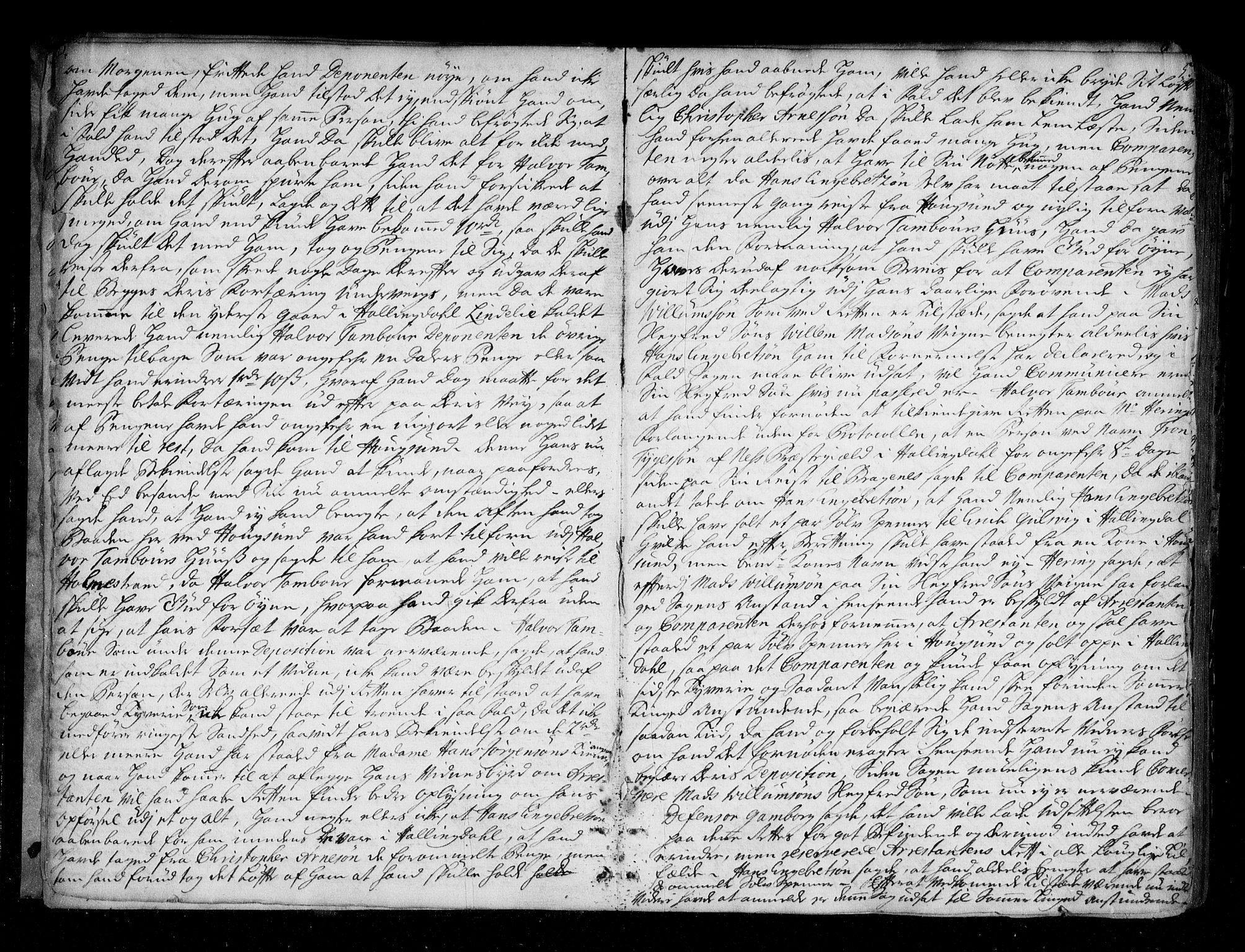 Eiker, Modum og Sigdal sorenskriveri, AV/SAKO-A-123/F/Fa/Fab/L0001: Tingbok, 1742-1744, p. 5