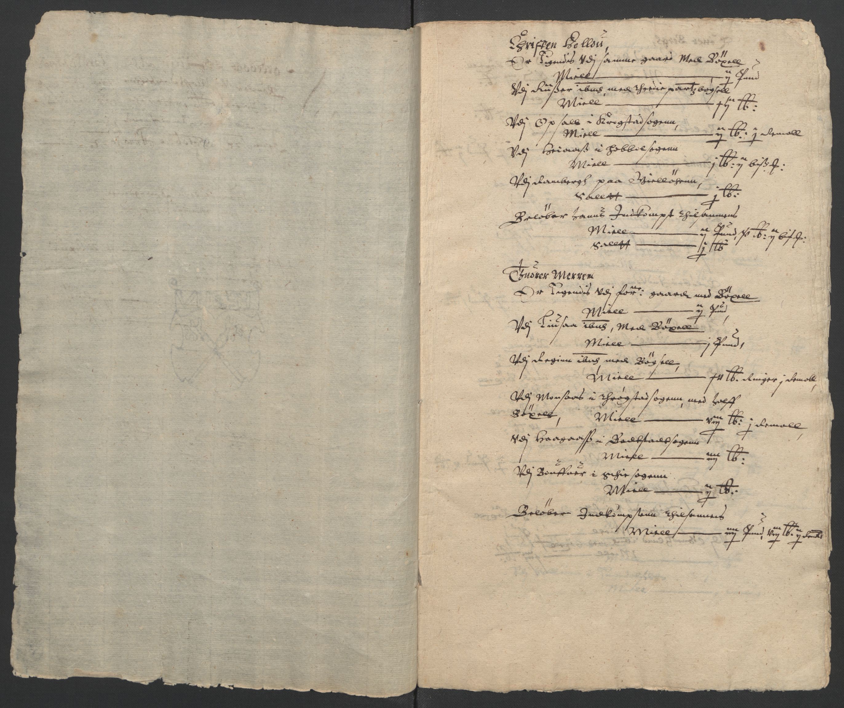 Stattholderembetet 1572-1771, AV/RA-EA-2870/Ek/L0009/0001: Jordebøker til utlikning av rosstjeneste 1624-1626: / Odelsjordebøker for noen vikværske len, 1624-1626, p. 23