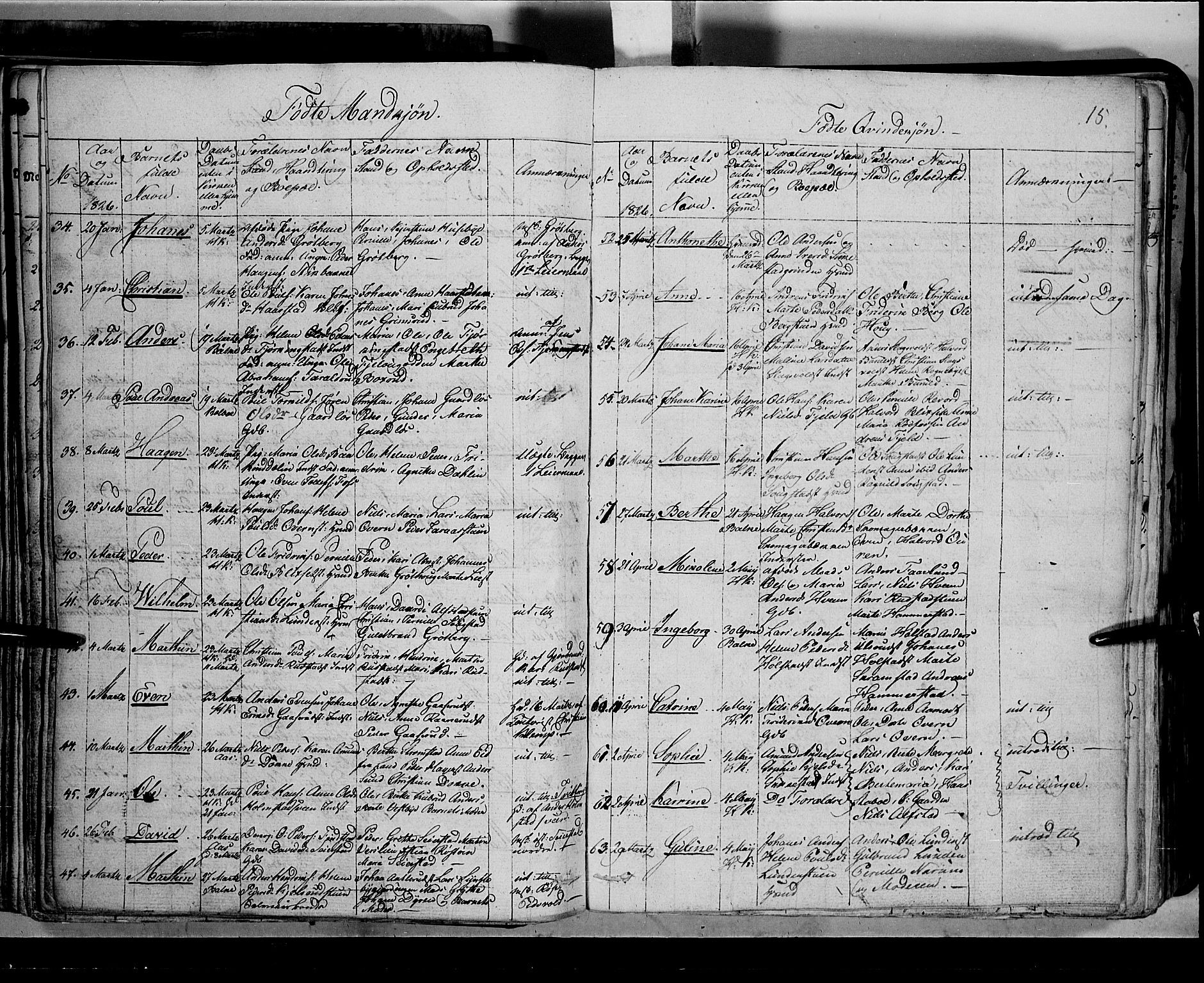 Toten prestekontor, AV/SAH-PREST-102/H/Ha/Hab/L0002: Parish register (copy) no. 2, 1820-1827, p. 91p