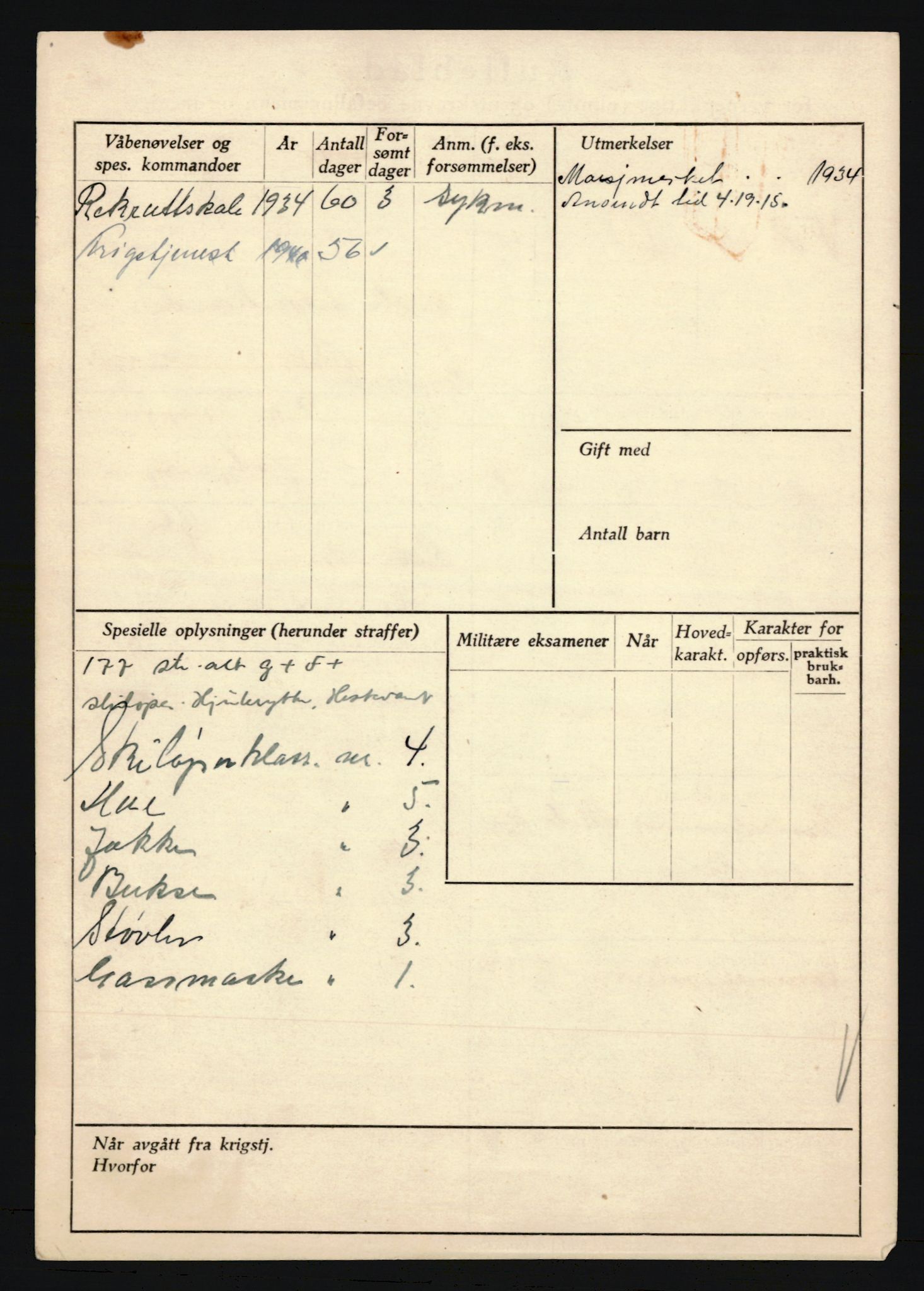 Forsvaret, Troms infanteriregiment nr. 16, AV/RA-RAFA-3146/P/Pa/L0018: Rulleblad for regimentets menige mannskaper, årsklasse 1934, 1934, p. 1142