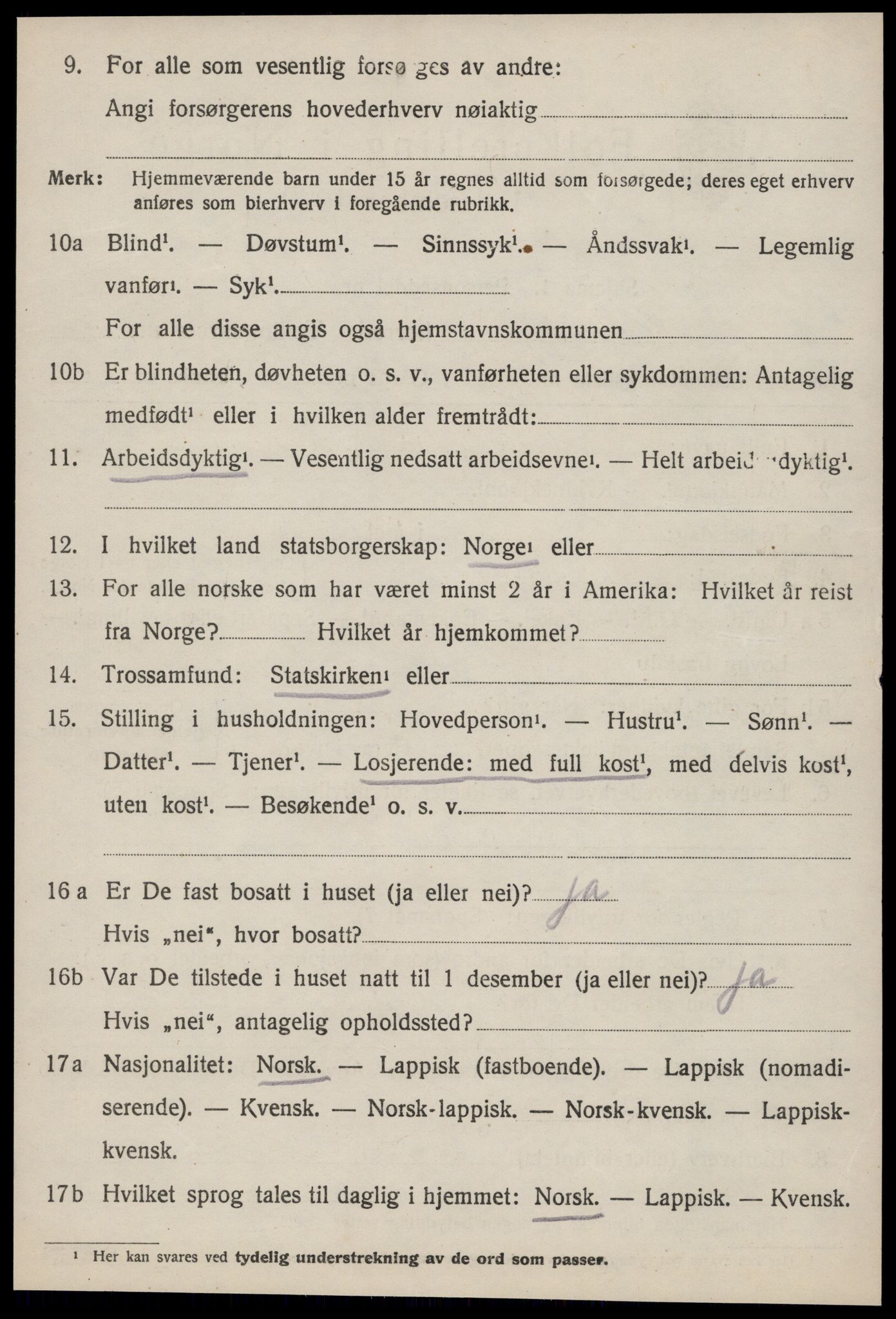 SAT, 1920 census for Meldal, 1920, p. 11340