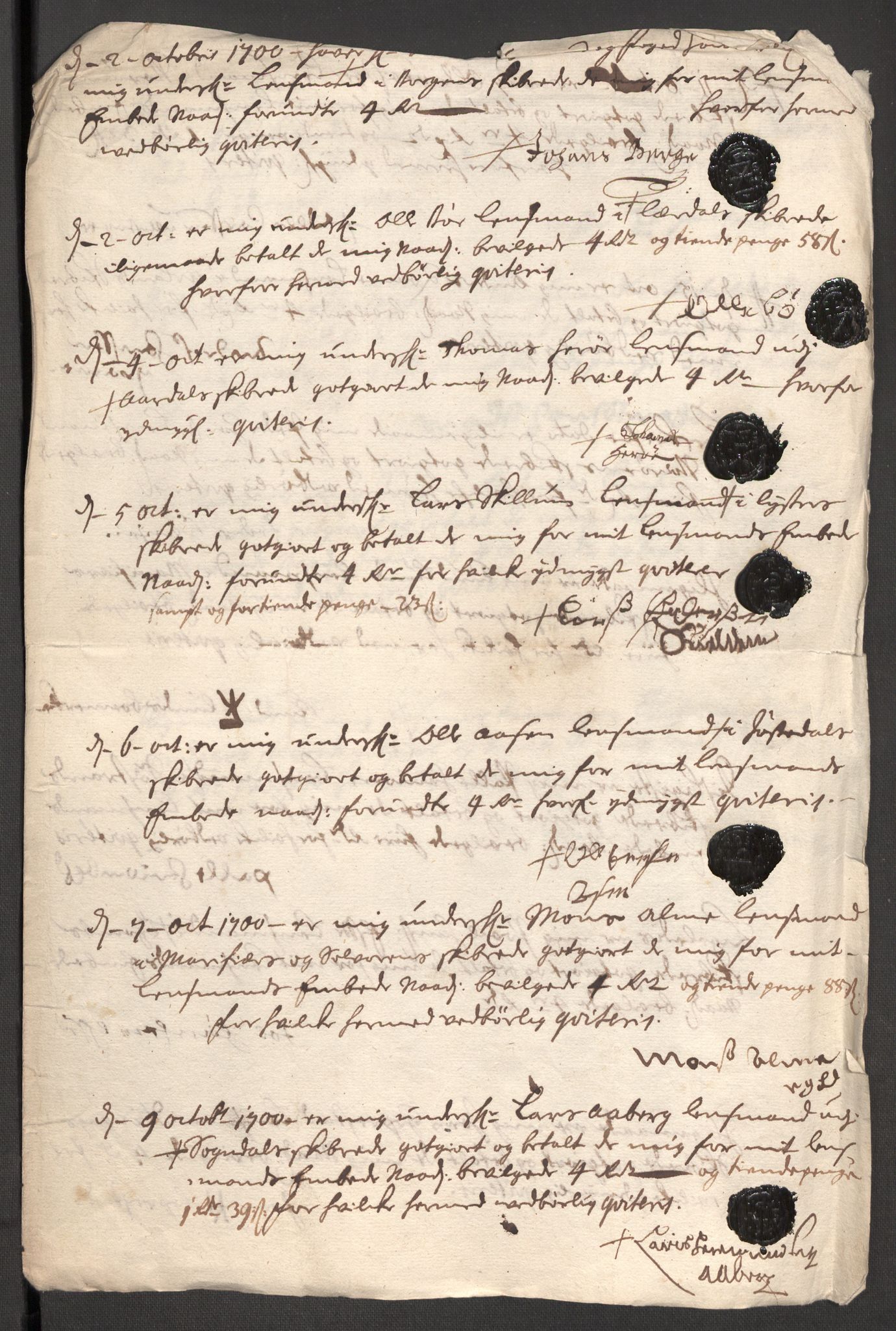 Rentekammeret inntil 1814, Reviderte regnskaper, Fogderegnskap, AV/RA-EA-4092/R52/L3311: Fogderegnskap Sogn, 1700-1701, p. 235