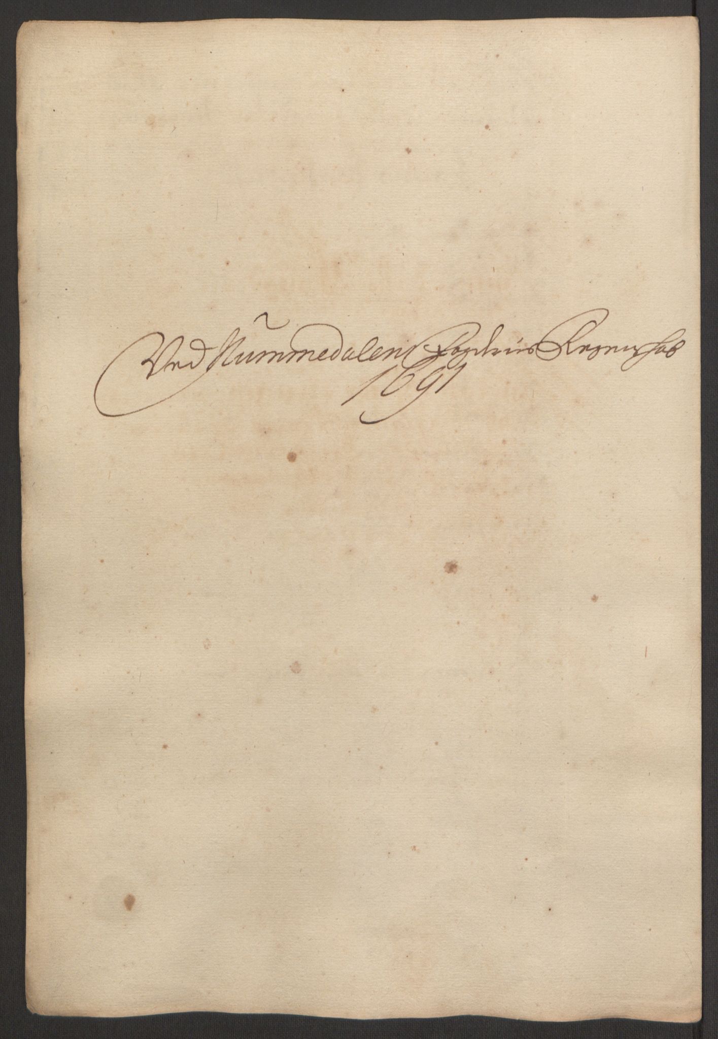 Rentekammeret inntil 1814, Reviderte regnskaper, Fogderegnskap, AV/RA-EA-4092/R64/L4423: Fogderegnskap Namdal, 1690-1691, p. 217