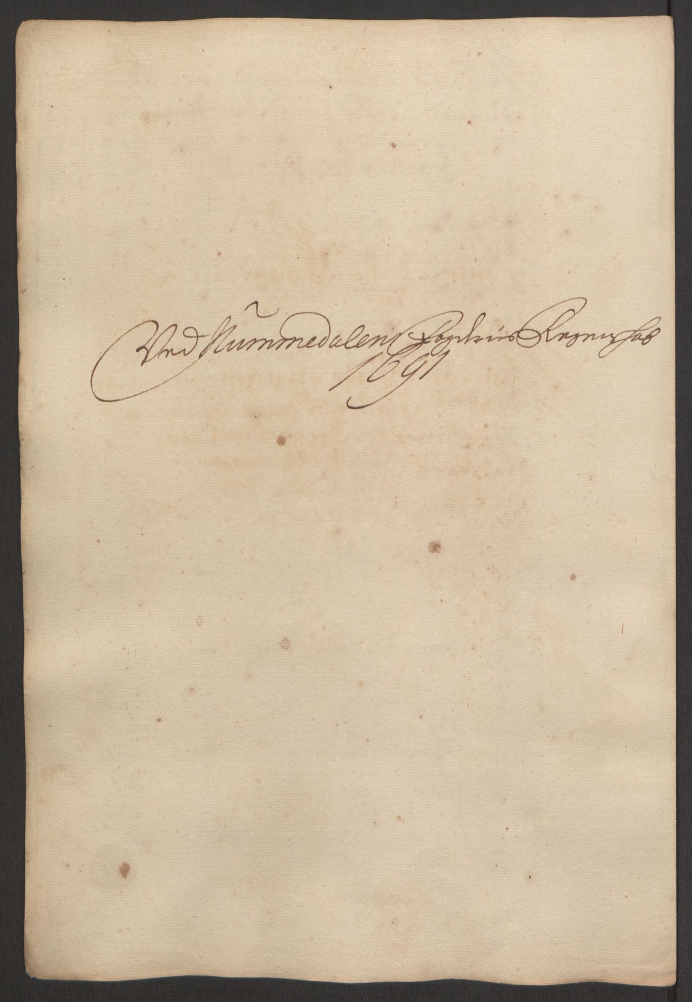 Rentekammeret inntil 1814, Reviderte regnskaper, Fogderegnskap, RA/EA-4092/R64/L4423: Fogderegnskap Namdal, 1690-1691, p. 217