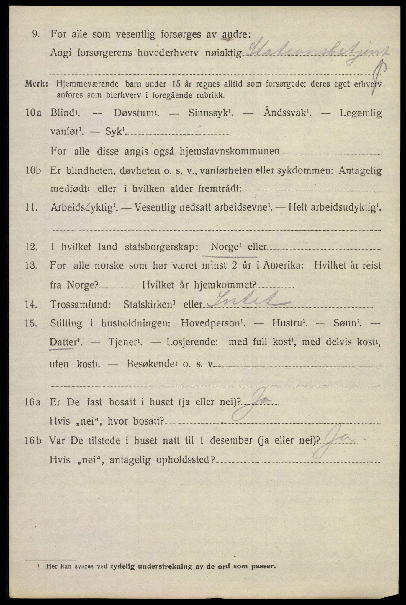 SAKO, 1920 census for Lardal, 1920, p. 1974