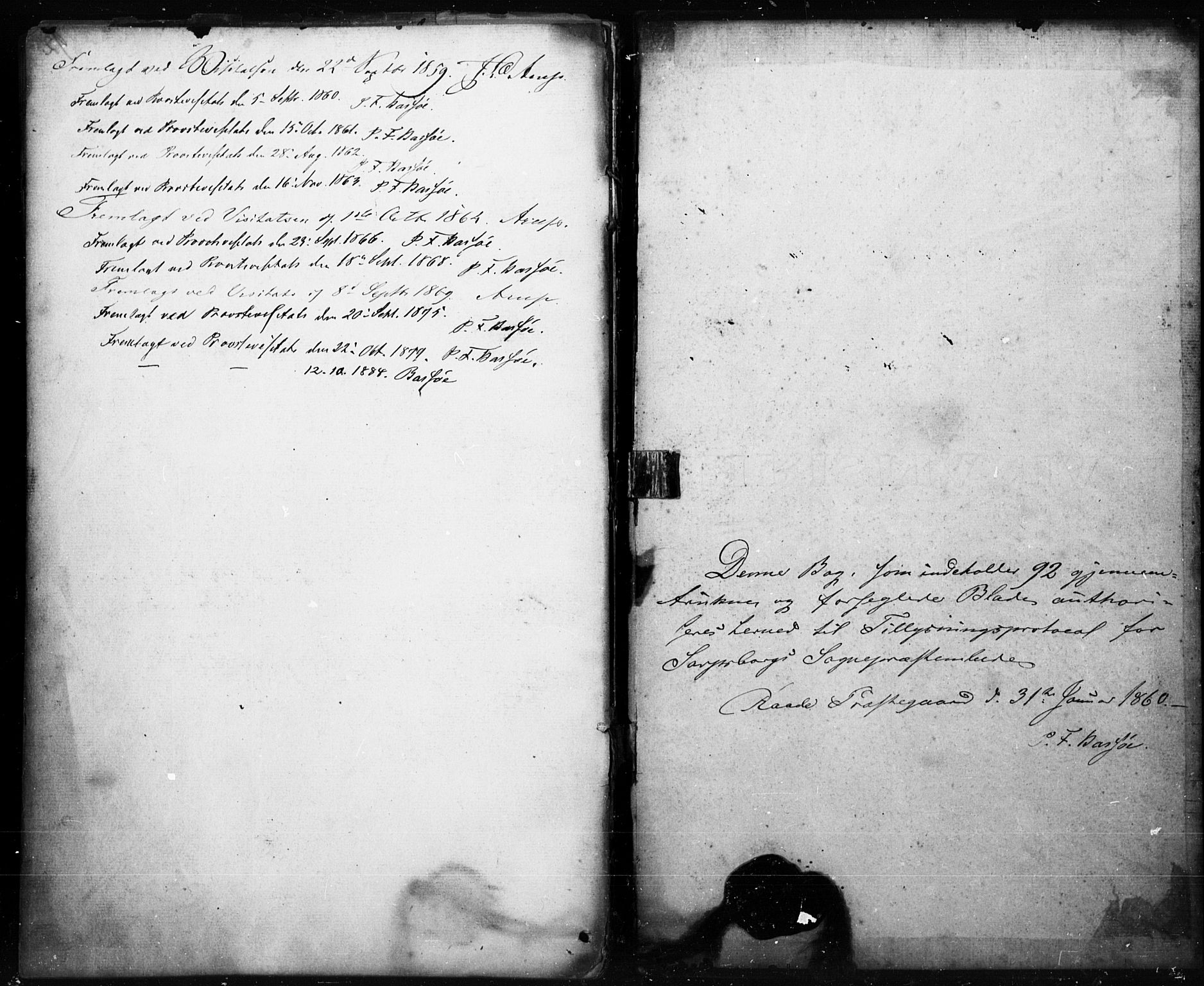 Sarpsborg prestekontor Kirkebøker, AV/SAO-A-2006/H/Ha/L0001: Banns register no. 1, 1859-1904