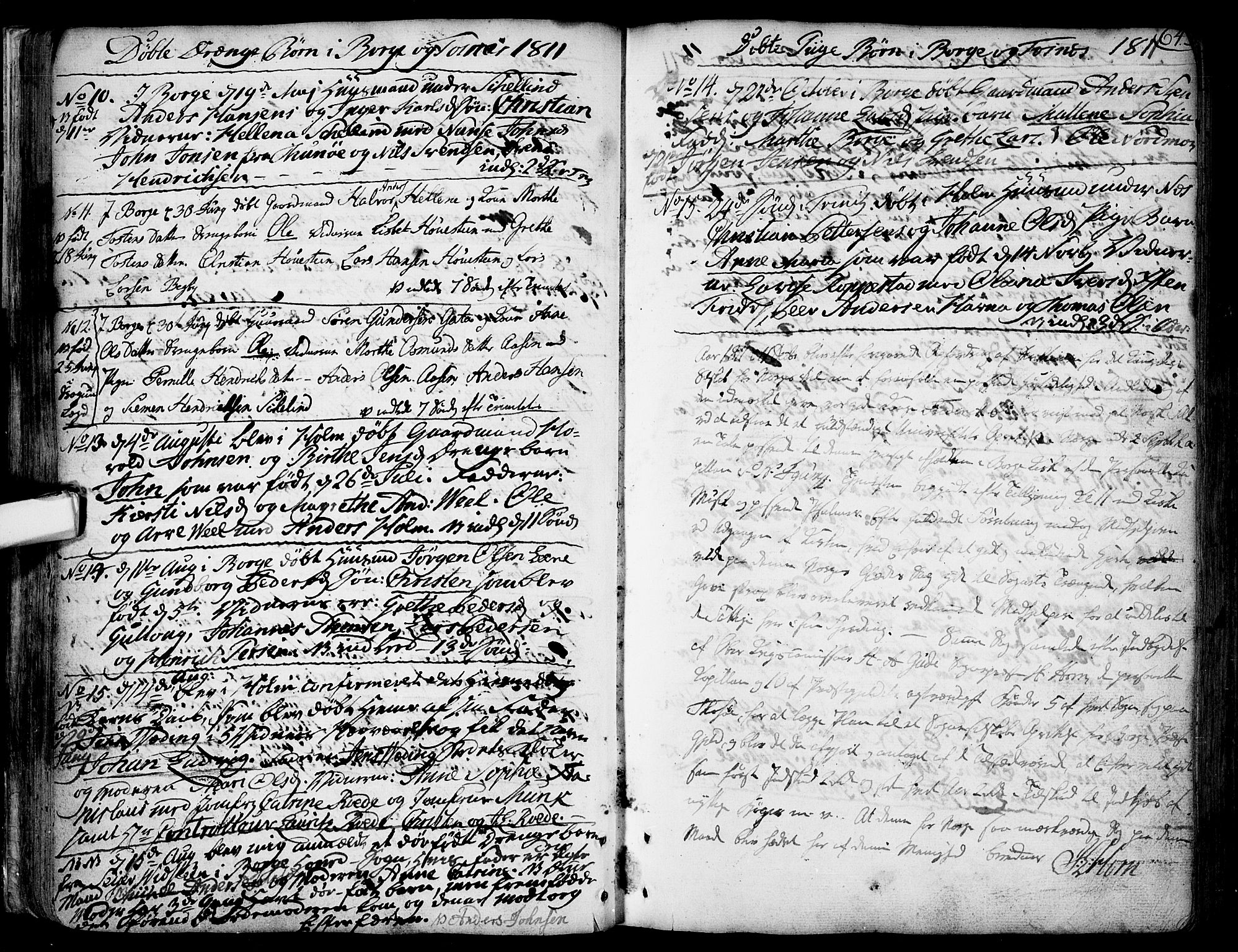 Borge prestekontor Kirkebøker, SAO/A-10903/F/Fa/L0002: Parish register (official) no. I 2, 1791-1817, p. 64
