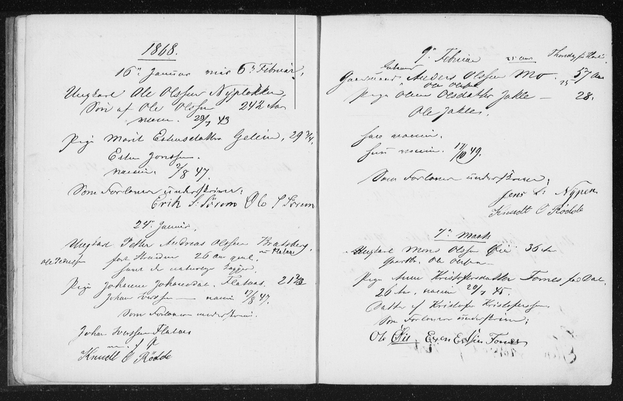 Melhus sokneprestkontor, SAT/A-1141/1/I/I1/I1f/L0010: Banns register no. 691.I.1F10, 1867-1894